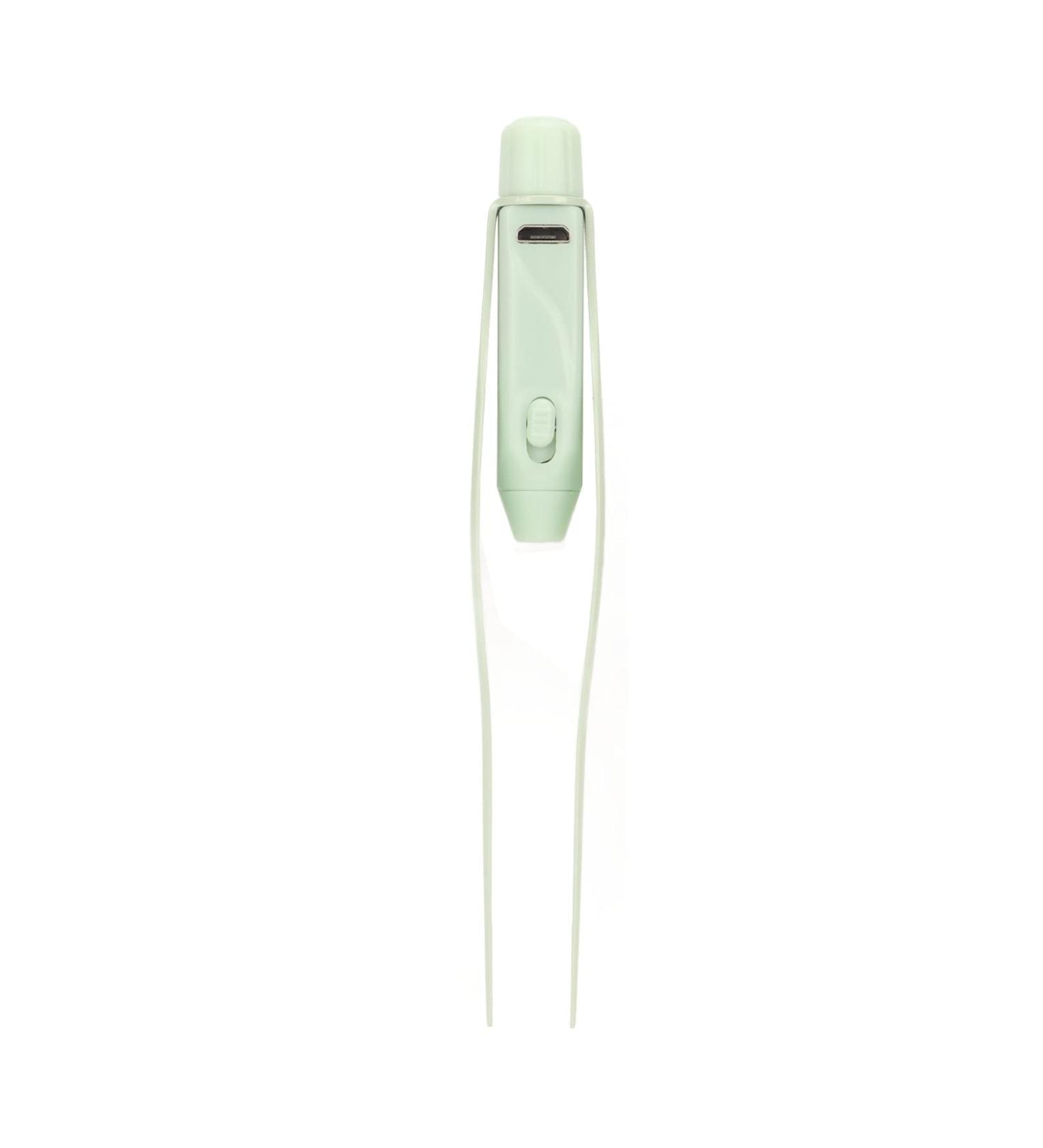 Rechargeable Ear Cleaning Tweezers | Portable USB Charging | Anti-Slip | LED Ear Spoon | Earwax Removal Tool for Kids - Buy Online on SooperMarket.com