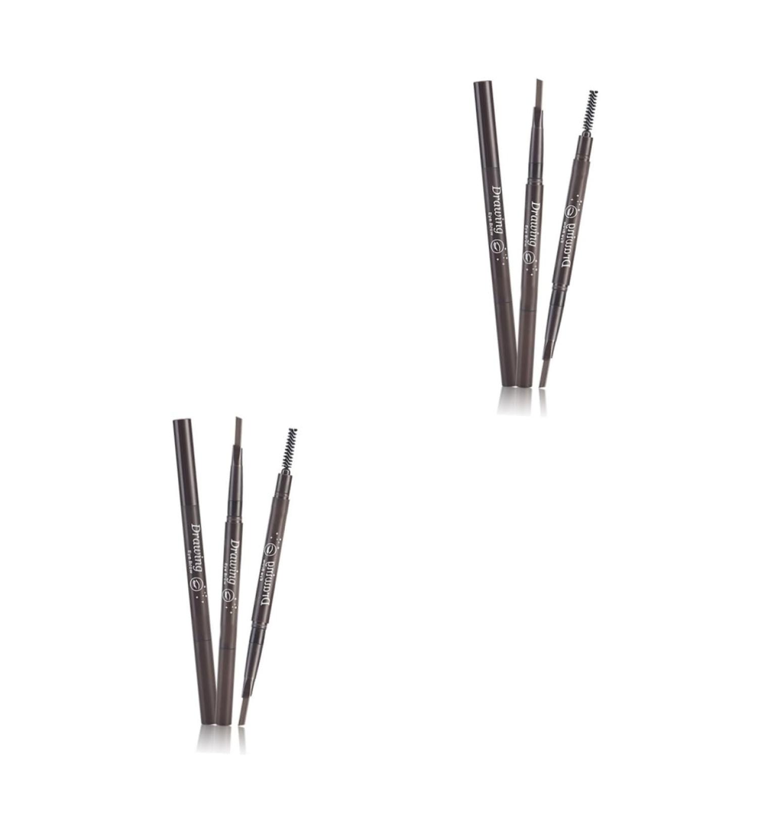 Beavorty 2pcs 2 1 Eyebrow Brush Eyebrow Pen Brow Pencil Microblading Pen Eye Brow Brush Makeup 3 Proof - Buy Online on SooperMarket.com