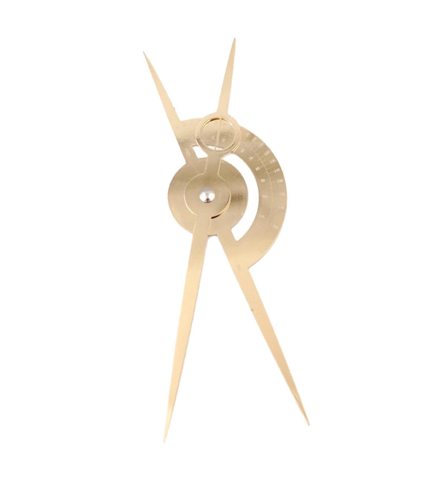TOOYFUL Brake Caliper Professional Eyebrow Drawing Tool Removable Reusable Tag for Make Up Shaper DIY Symmetrical Tool - Gold - Buy Online on SooperMarket.com
