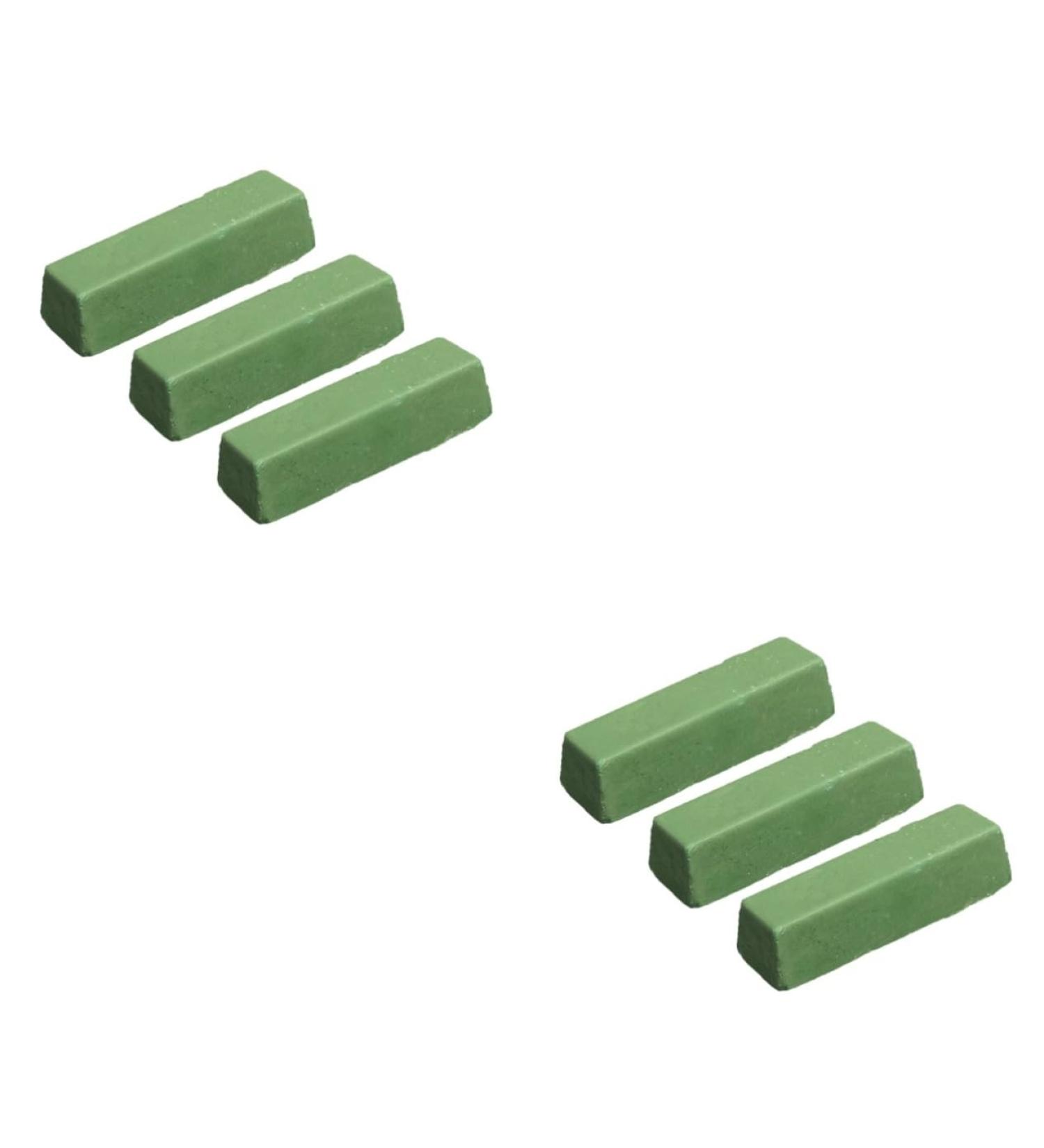 OSALADI Wax Strips 6 pcs Buffing Wax Polishing Wax Cutting Compound Wax Poloshing Wax polishing Paste Stainless Steel Greenx2pcs Size 1x2pcs - Buy Online on SooperMarket.com