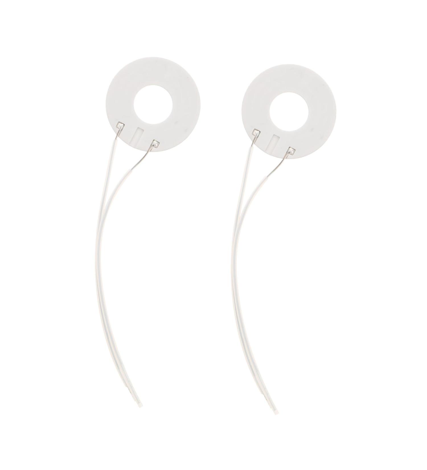 Healeved 2pcs Replacement Hot Rings Hairdressing Ceramic Coil Curling Iron Heated Curlers Heating Coil Coils Heating Plate Repair Kit Hair Cutting Machine Plastic Tool White Outer Diameter - Buy Online on SooperMarket.com