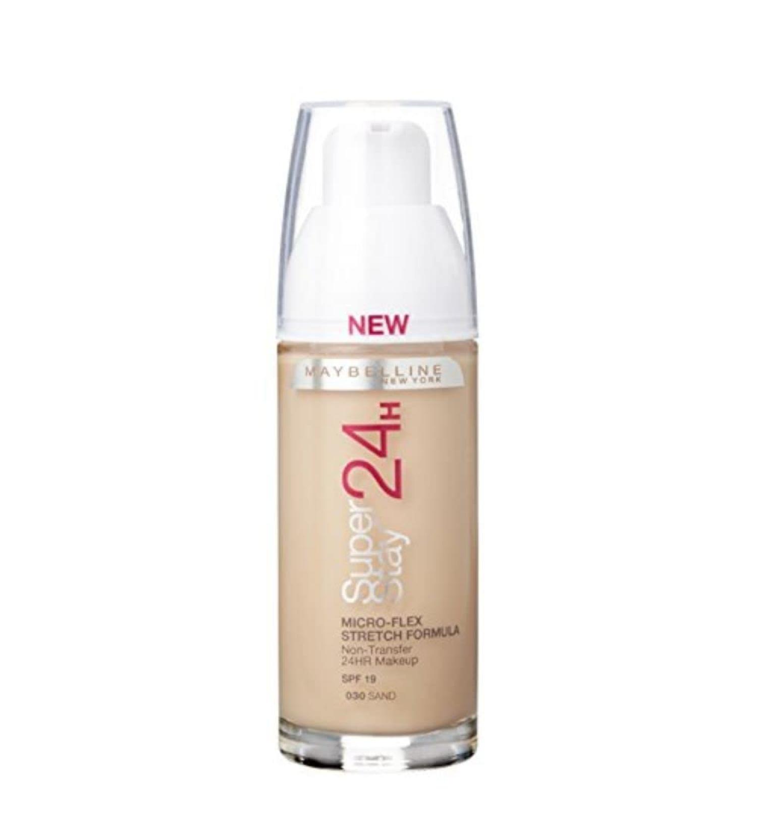 Maybelline SuperStay24H Liquid Foundation 030 Sand 30ml - Long-lasting Coverage - Buy Online on SooperMarket.com