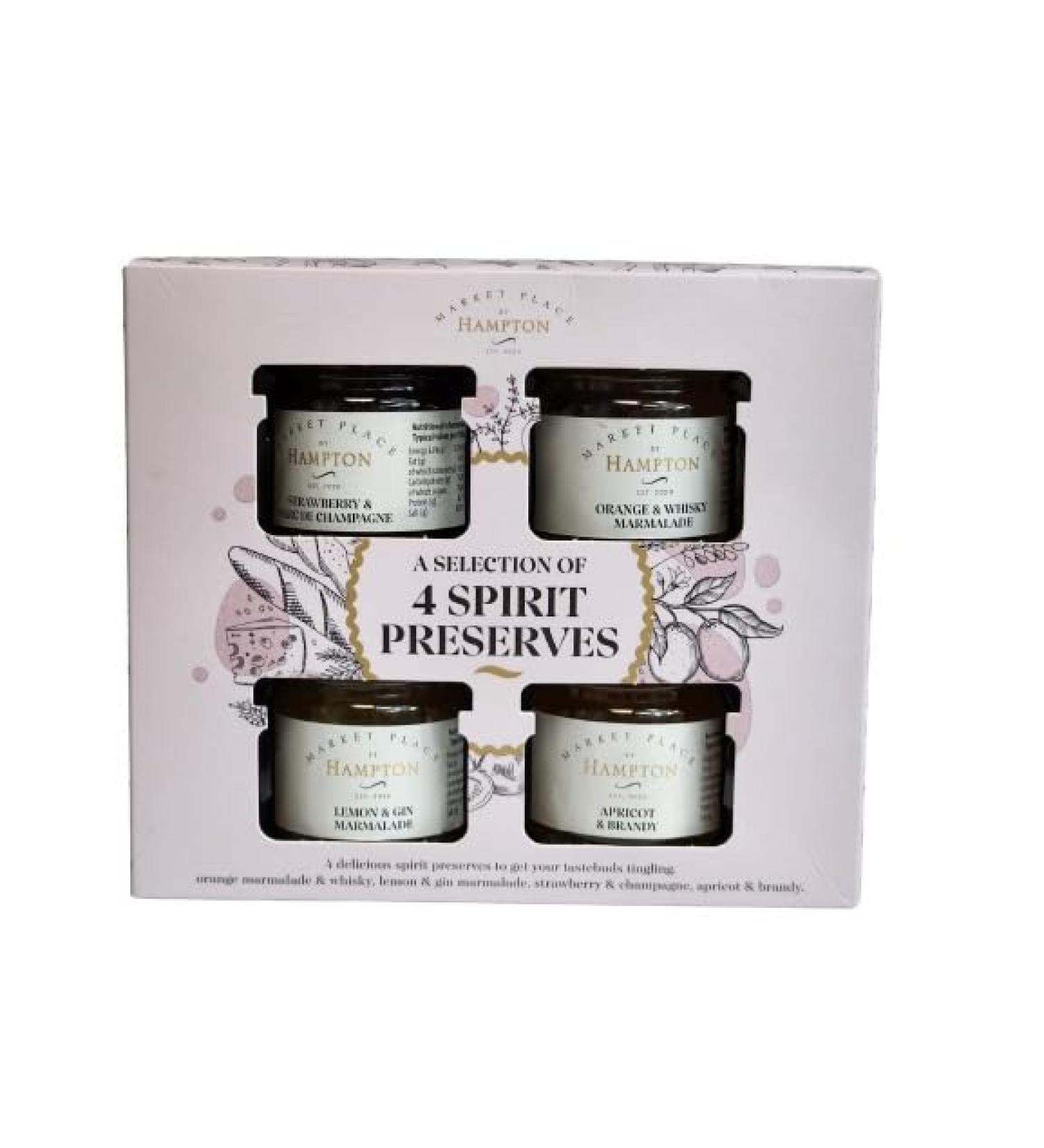 Spirited Selection: 6 Luxury Preserves 6 Luxury Chutneys and 4 Crispy Crackers (4 Spirits Preserves) - Buy Online on SooperMarket.com