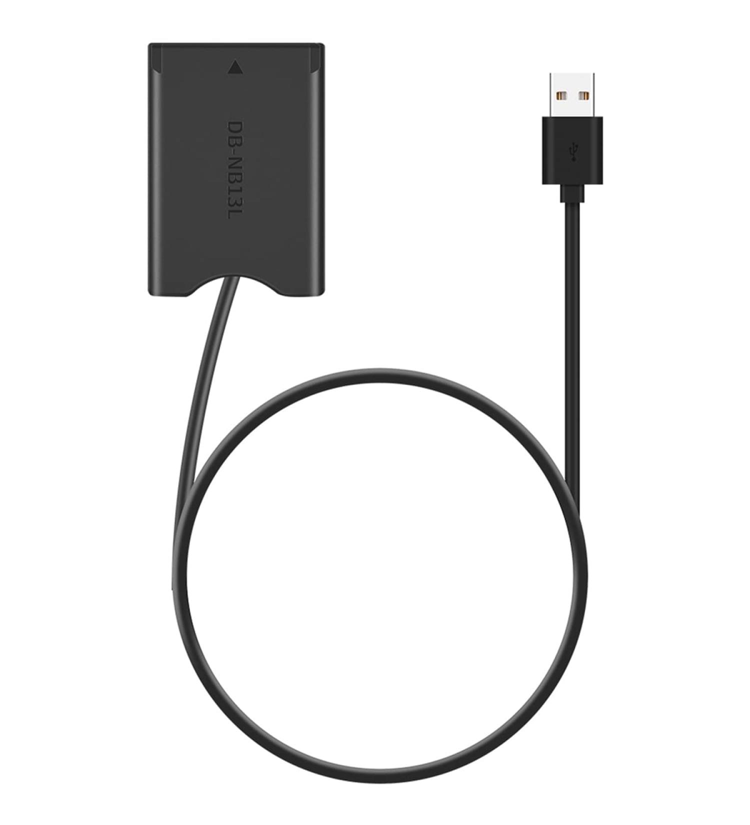 Knadgbft -13L Dummy Battery with USB-A Power Adapter DC Coupler for G7X2 G7X3 G5X2 G9X2 G1X3 G5X G9X SX620 SX720 SX730 - Buy Online on SooperMarket.com