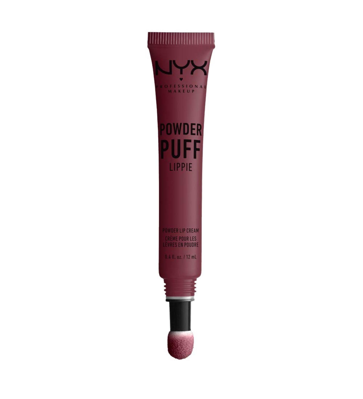 NYX Powder Puff Lippie Lip Cream Liquid Lipstick - Moody Plum 0.40 Fl Oz - Buy Online on SooperMarket.com