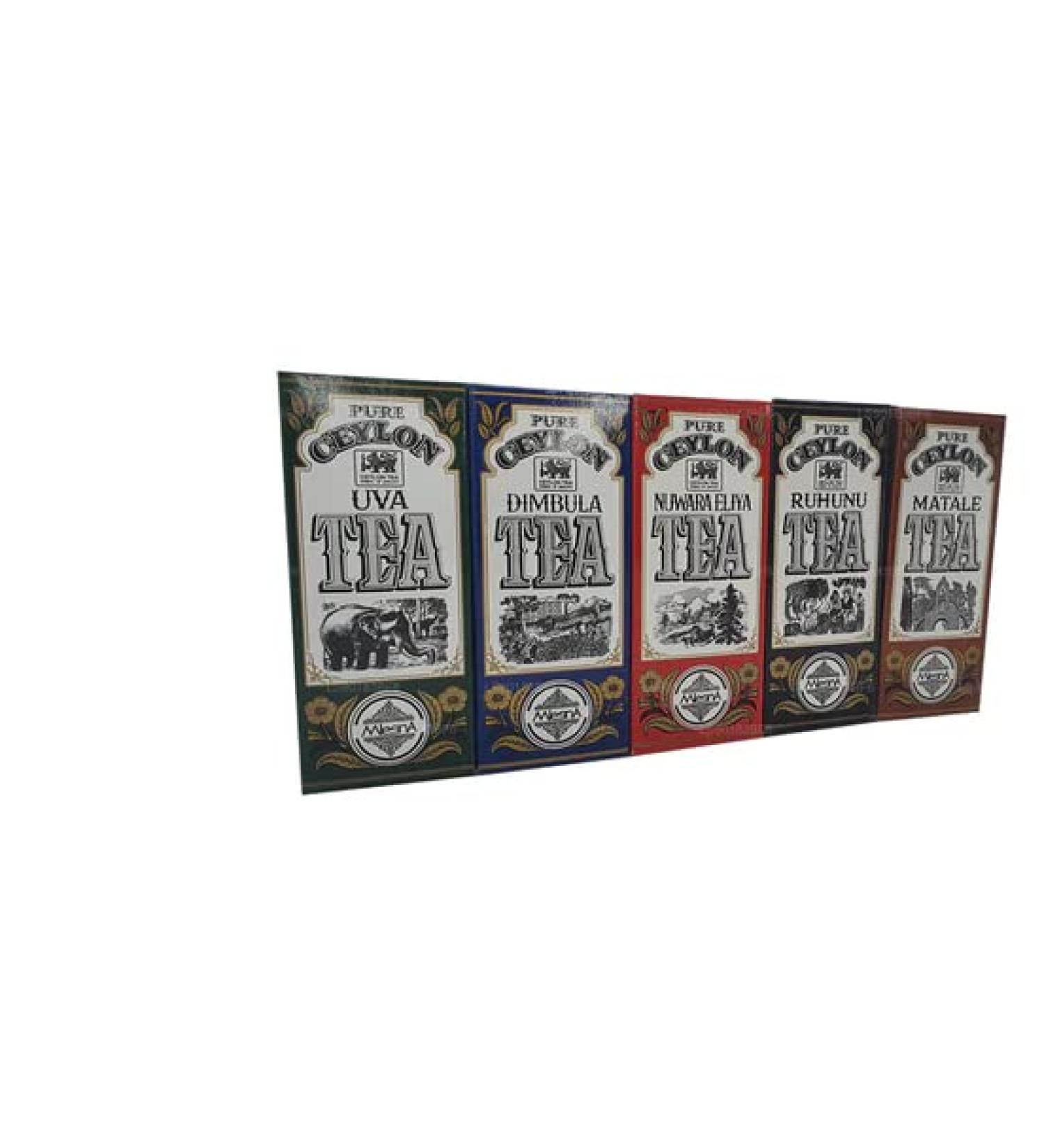 Mlesna Matale Ruhunu Nuwara Eliya Dimbula Uva High Low Grown Black Ceylon Tea 450g - Buy Online on SooperMarket.com