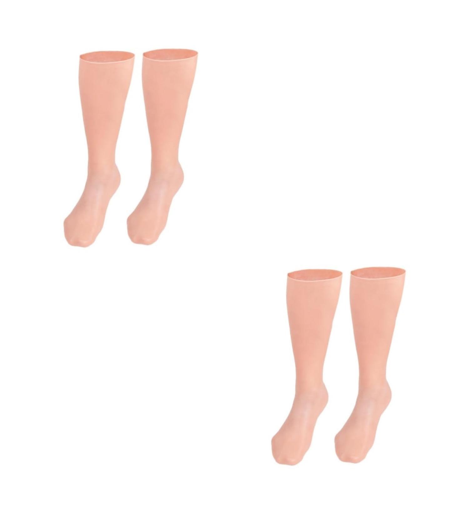 minkissy 2 Pairs Exfoliating Moisturizing Socks Girls High Heels Women s Socks Skin-friendly Care Socks Cracked Feet Moisturizing Socks Girls Moisturizing Sock Long Moisturizing Sock Sebs - Buy Online on SooperMarket.com