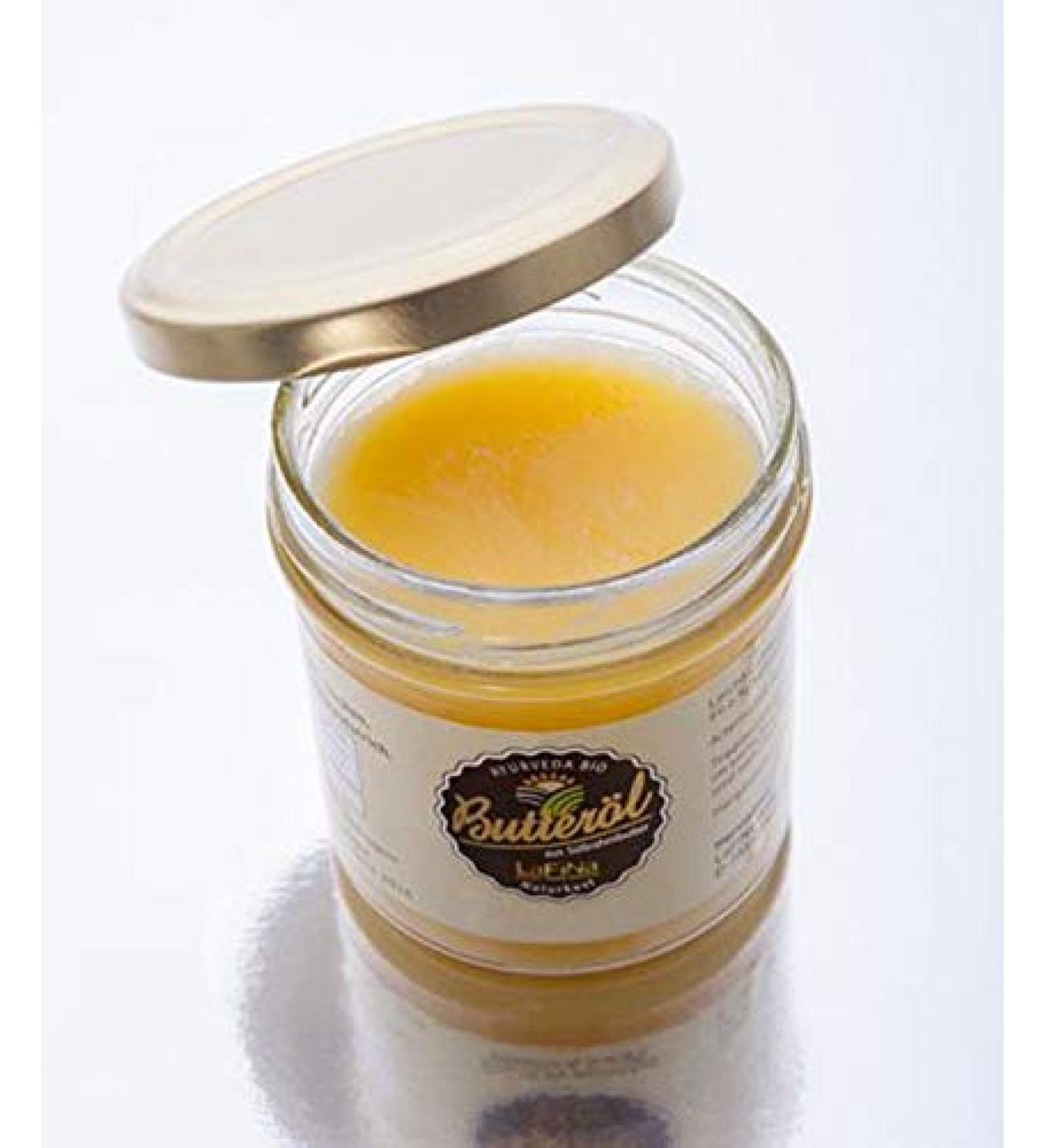 100% Bio Ayurveda Ghee | Premium Quality Butter Oil for Cooking & Cosmetics | 150 ml Glass Jar - Buy Online on SooperMarket.com
