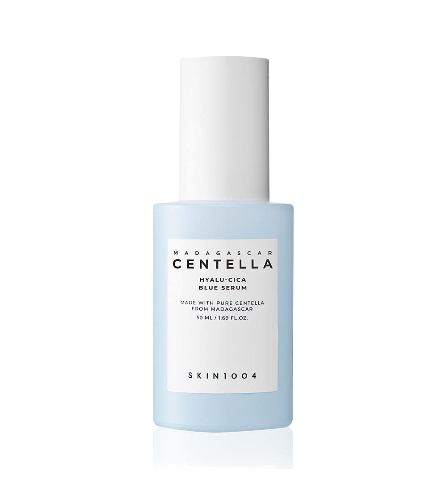 SKIN1004 Hyalu-CICA Blue Serum 50ml - 5 Layer Hyaluronic Acid, Cica, Niacinamide - Hydrating & Refreshing Multi-Care Solution - Buy Online on SooperMarket.com