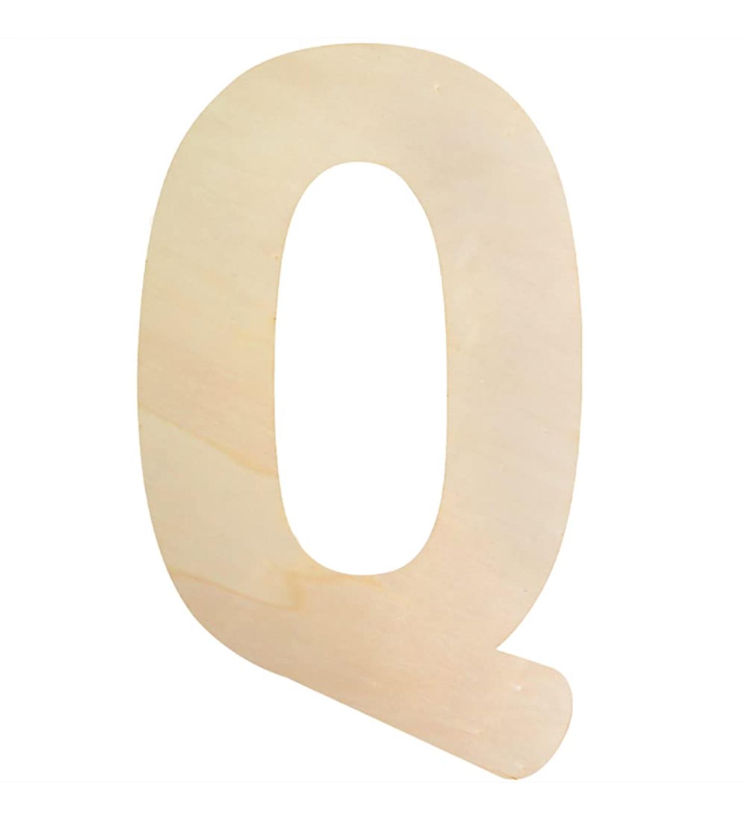 30cm Large Wooden Letter for Crafts & Home Decor - Capital Alphabet Nursery Wall Art Sign Board - Buy Online on SooperMarket.com