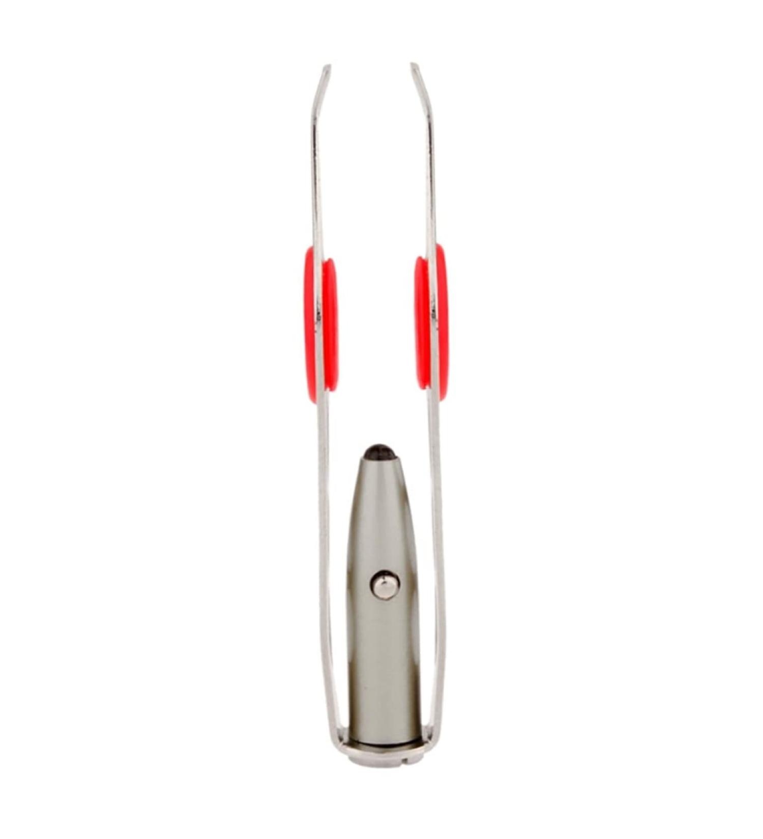 1PC Tweezers With Light Stainless Steel Eyebrow Tweezer Hair Removal Spotlight Eyelash Tweezer Professional Beauty Tools Illuminate Dark Areas Eyebrow Tweezers - Buy Online on SooperMarket.com