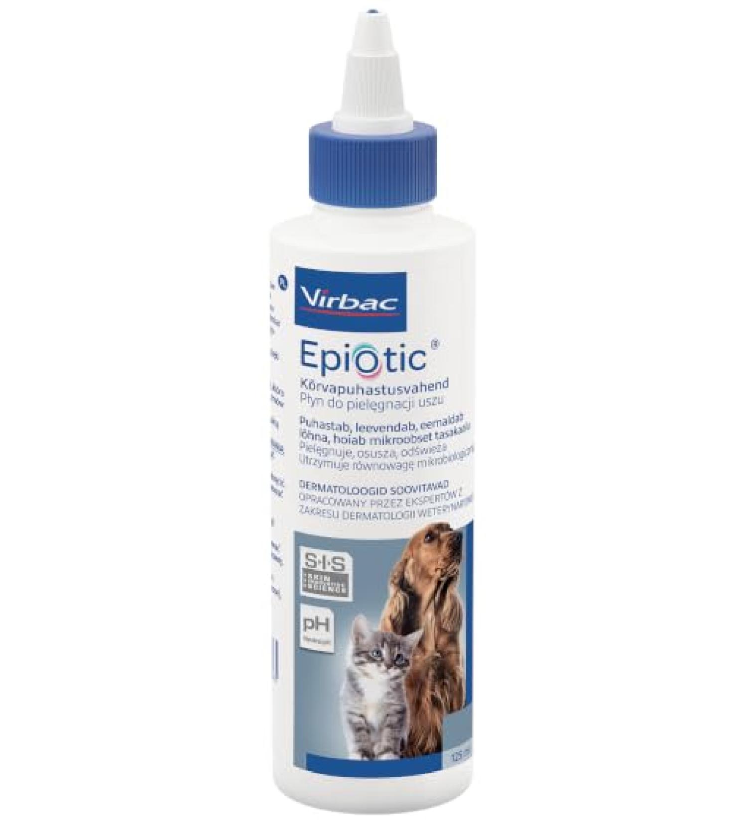 Virbac Epi-Otic Ear Cleaner for Dogs and Cats 125 ml