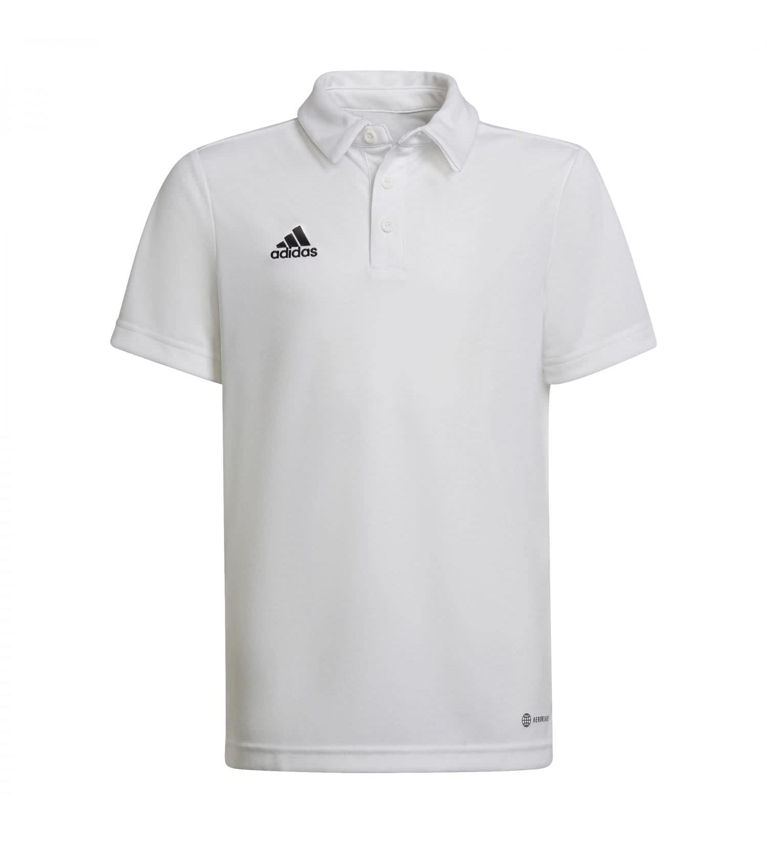 adidas Unisex Kids Entrada 22 Polo Shirt - White Size 11-12 Years | International Shipping Available - Buy Online on SooperMarket.com