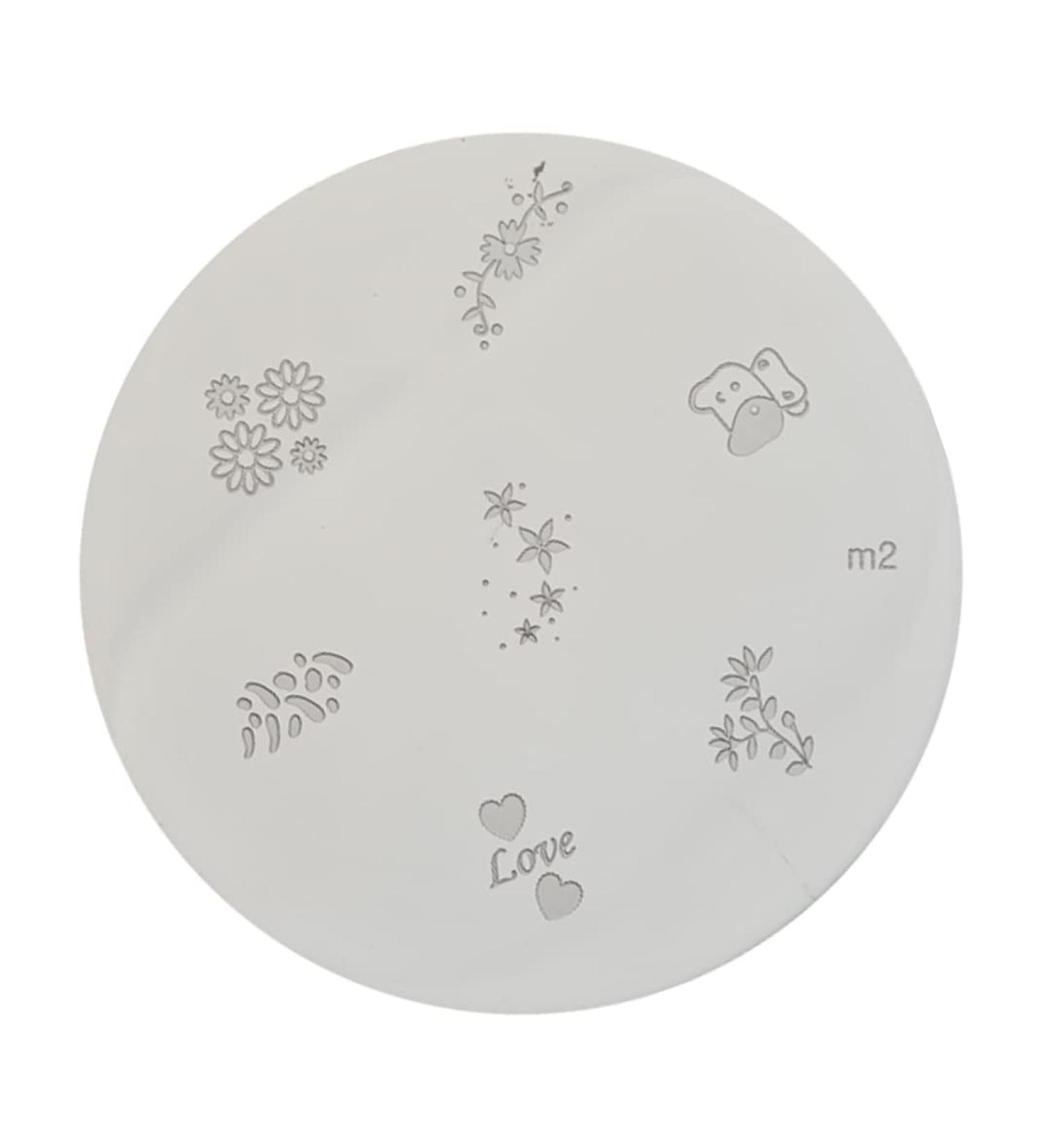 Konad stencil stamping stamping stencil M02