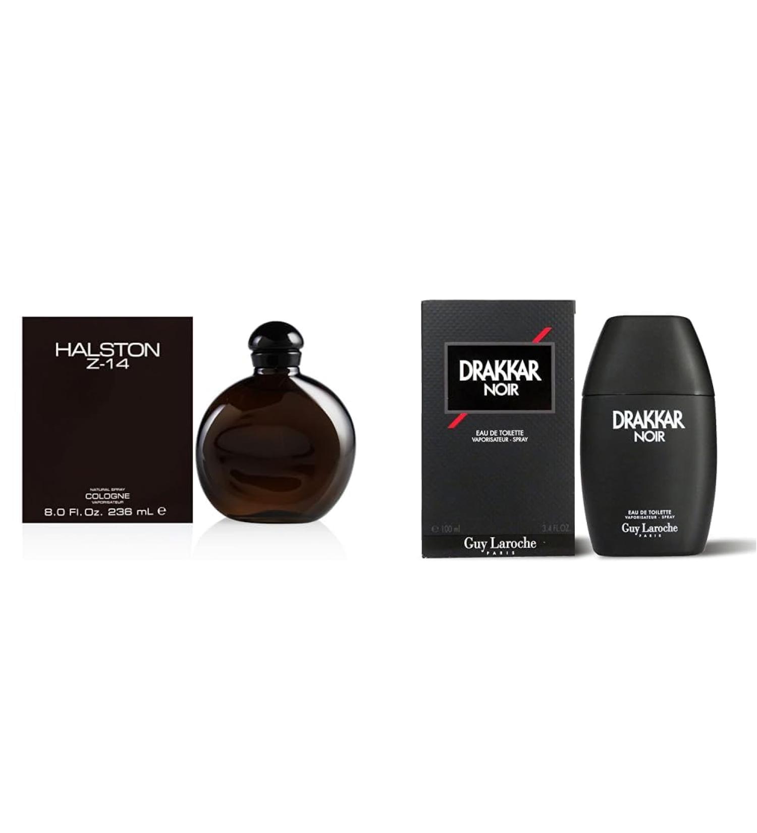 HALSTON Z-14 for Men 8.0 oz Cologne Spray & Drakkar Noir By Guy Laroche - Original Vintage Designer Fragrance Blend For Men - Fresh - Buy Online on SooperMarket.com