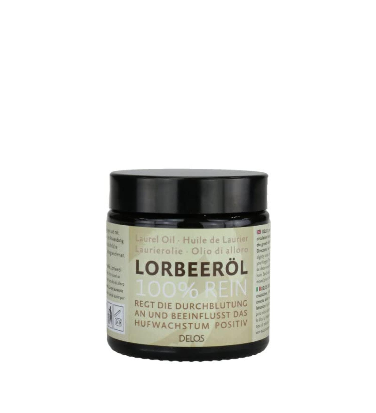 Delos Pure Laurel Oil 100ml - for horse hooves hoof growth in the household 100 ml (1 pack)