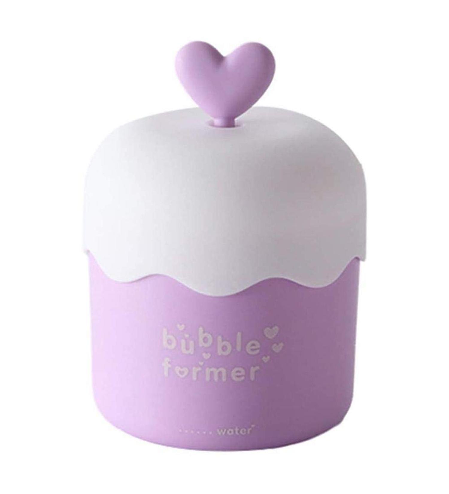 Foam Bubble Maker Cleanser Foamer Cup for Delicate and Smooth Facial Cleansing Cute Skin Care Tools (purple) - Buy Online on SooperMarket.com