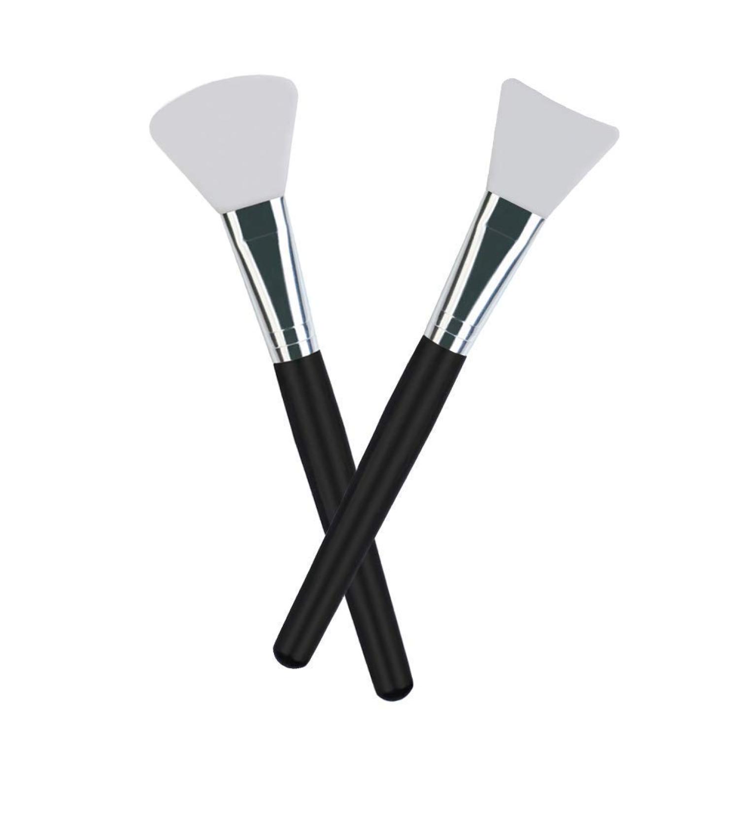LORMAY 2pc Premium Silicone Face Mask Brush Set for Mud, Clay, DIY & Modeling Masks - Ideal for Body Lotion, BB & CC Creams - Buy Online on SooperMarket.com