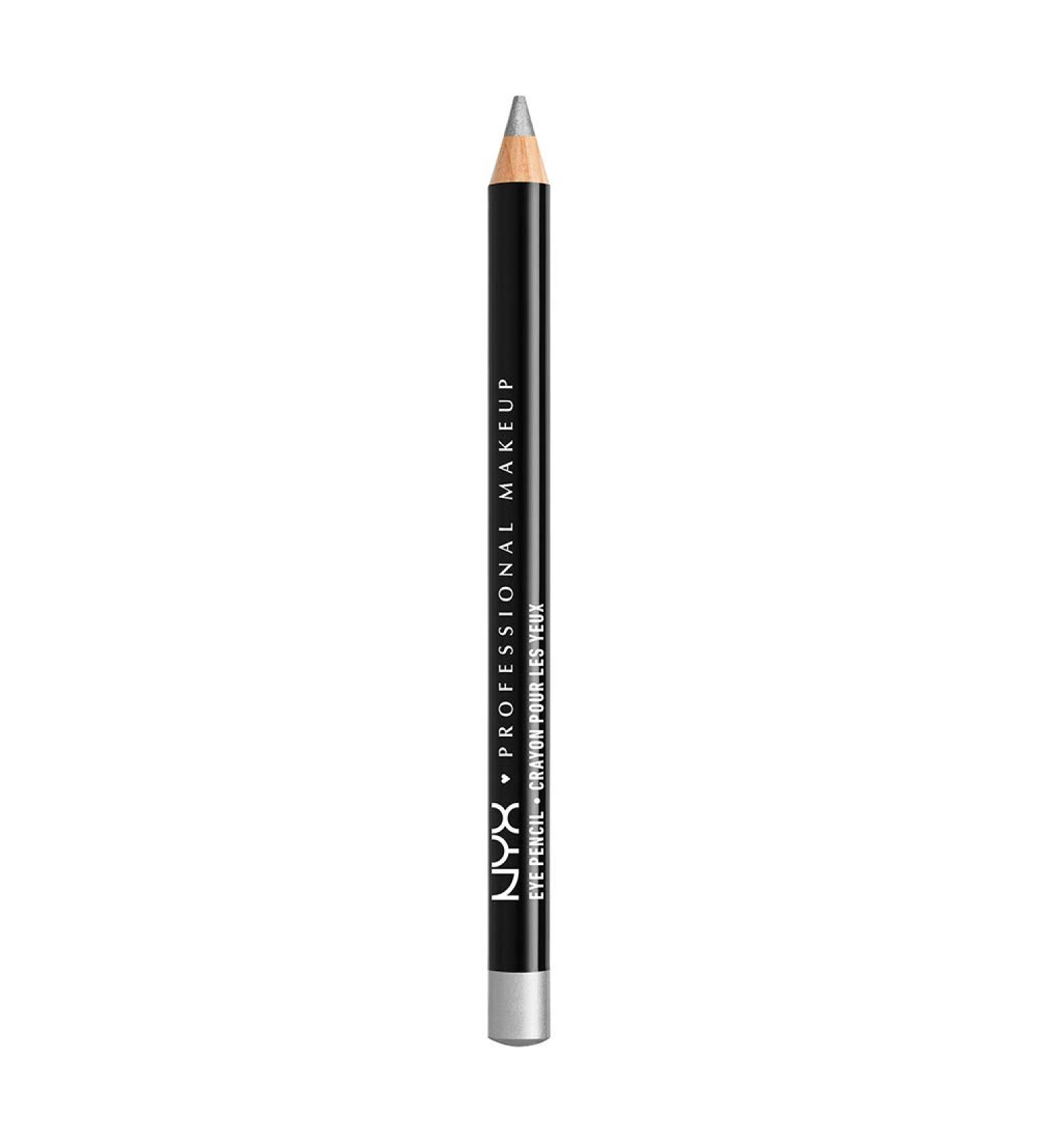 NYX Silver Slim Eye Pencil - Long-Lasting Professional Makeup | 1 Count - Buy Online on SooperMarket.com