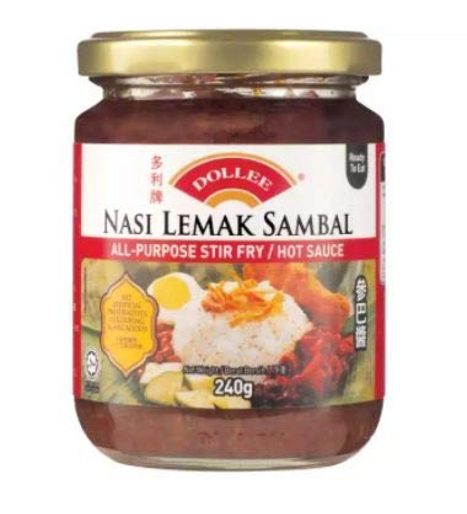 Nasi Lemak Sambal Stir Fry Sauce - 200g (1 Pack) - Buy Online on SooperMarket.com