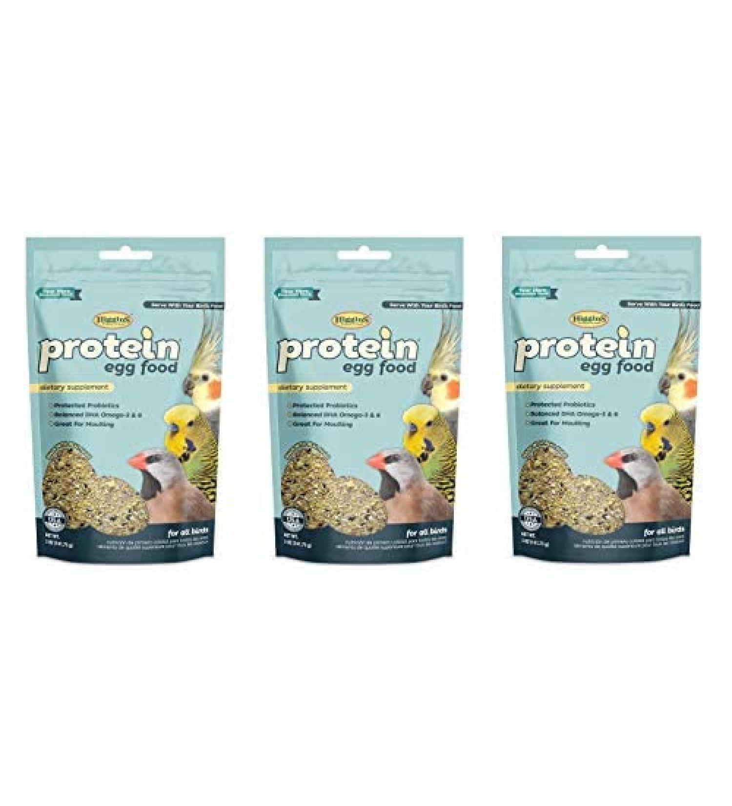Higgins Protein Egg Food, 5 Ounces, for All Birds 5 Ounce (Pack of 3)