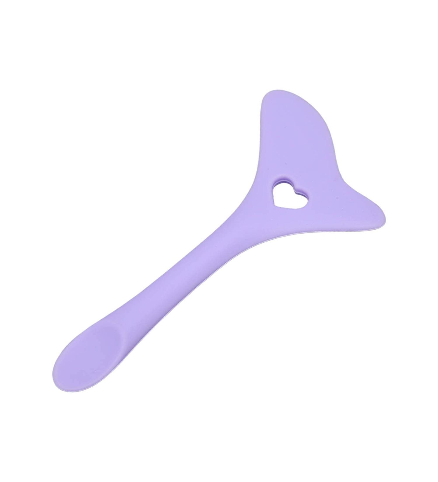 Aid Reusable Silicone Eye Makeup Tool with Cream Applicator for Eye Shadow Mascara Drawing Ple Mascara Resource Device Multi Function Multi Atti (Purple) - Buy Online on SooperMarket.com