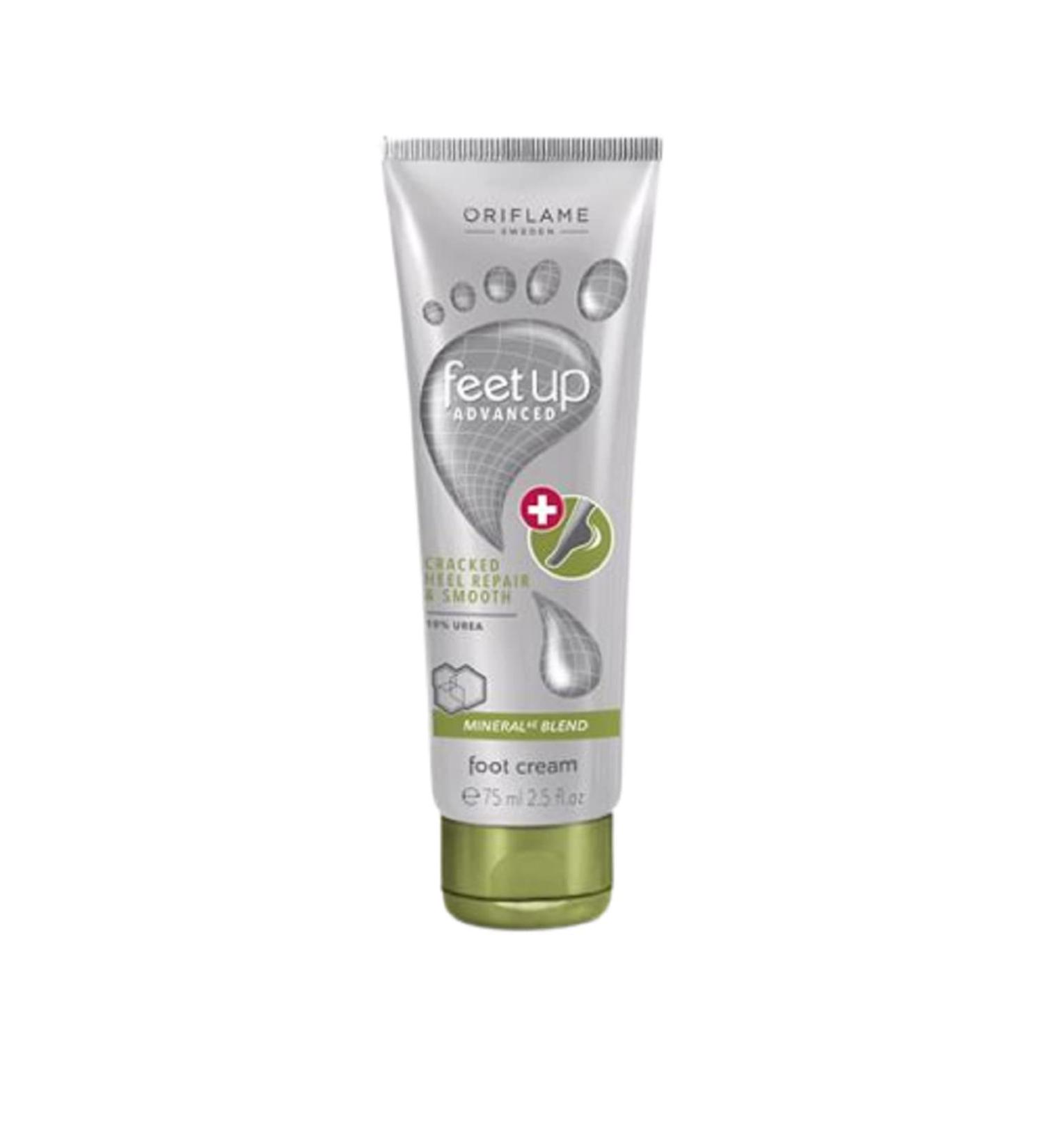 Oriflame Feet Up Cracked Heel Repair Foot Cream 75ml - Advanced Formula - Buy Online on SooperMarket.com