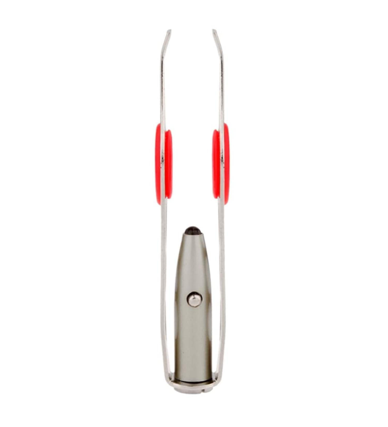 1PC Tweezers With Light Stainless Steel Eyebrow Tweezer Hair Removal Spotlight Eyelash Tweezer Eyebrow Tweezer Professional Beauty Tools Illuminate Dark Areas - Buy Online on SooperMarket.com