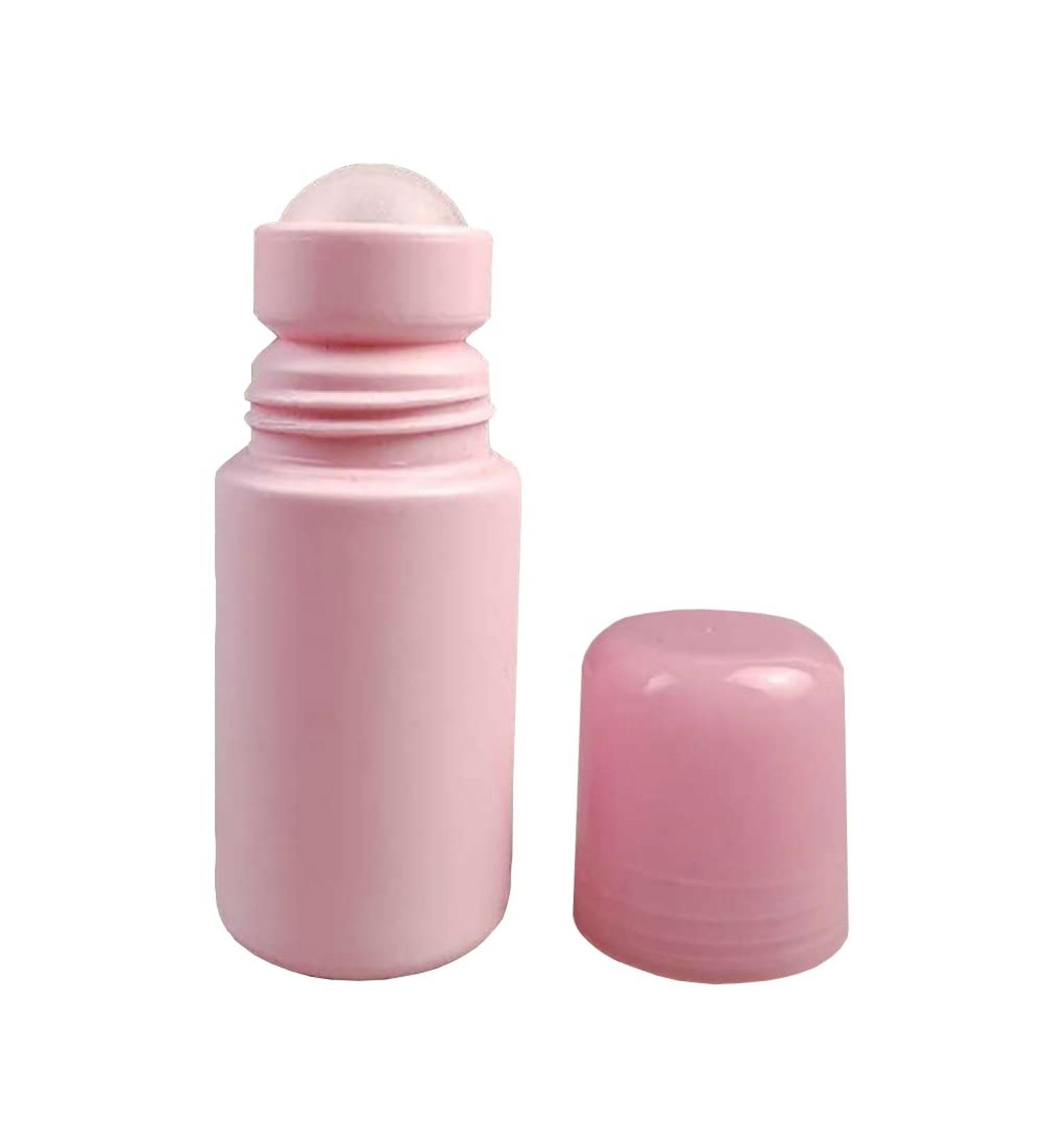 JIHUOO 4 Pack 50ml Refillable Plastic Rollerball Bottles - Empty Aromatherapy Roll On Bottle Set - Buy Online on SooperMarket.com