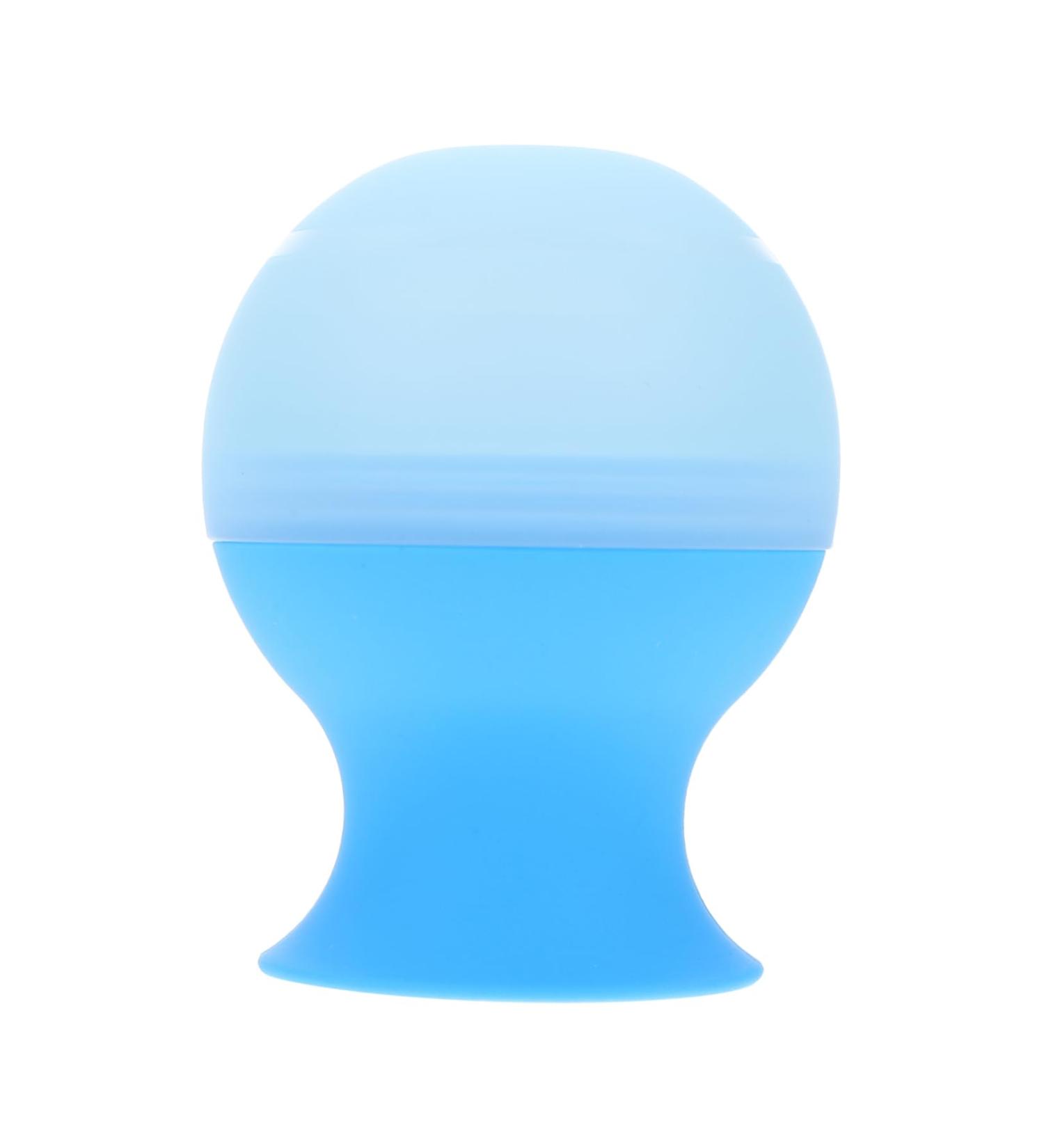 Buy Silicone Ice Roller Tray for Face - Facial Massager & Skin Therapy Tool | Ice Cube Holder 9.5x7.2cm - Blue - Buy Online on SooperMarket.com
