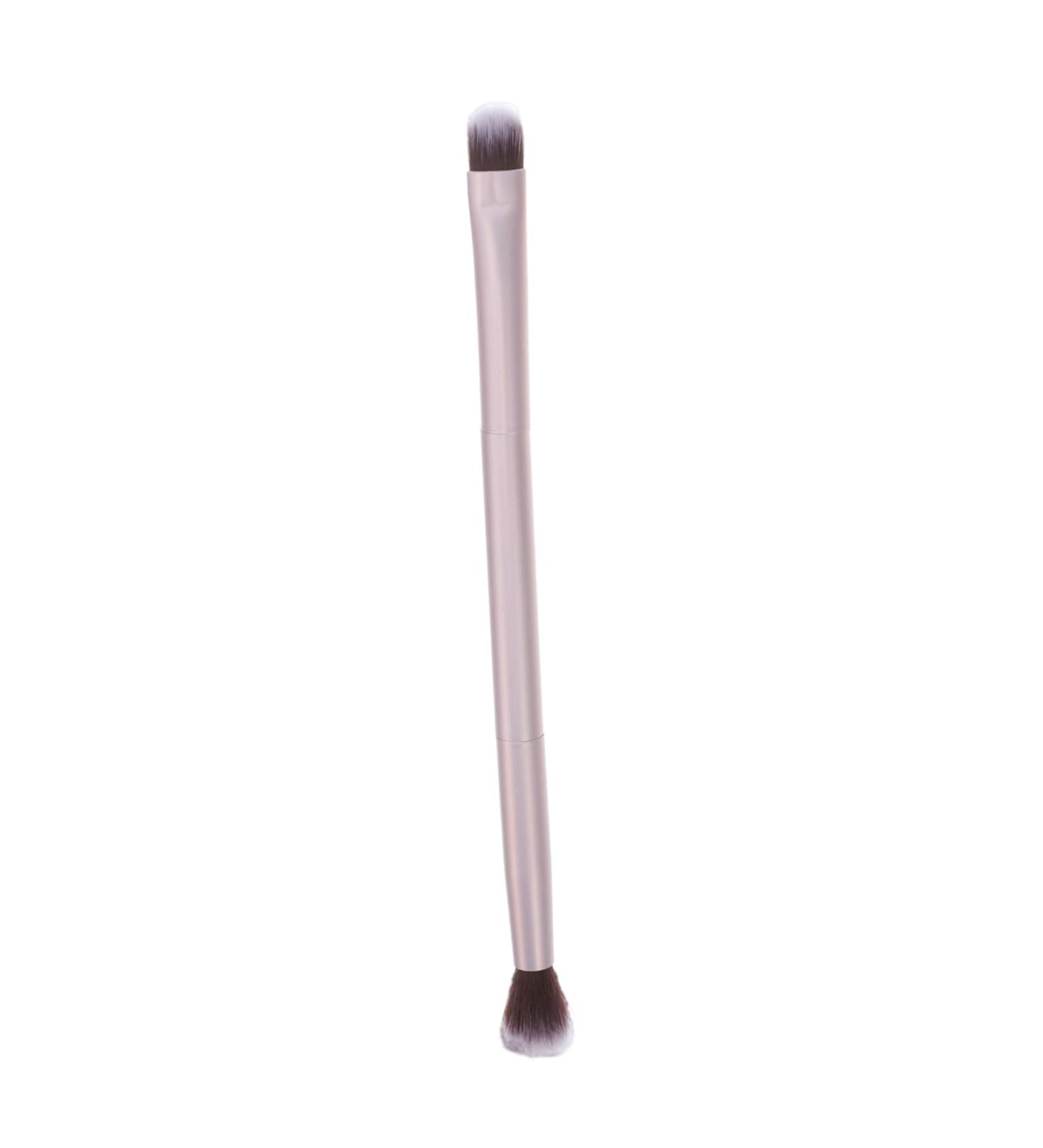 Housoutil Matted Eyeshadow Tool Eyebrow Cosmetic Gold Makeup Ended Foundation Shallow Brush Double - Buy Online on SooperMarket.com