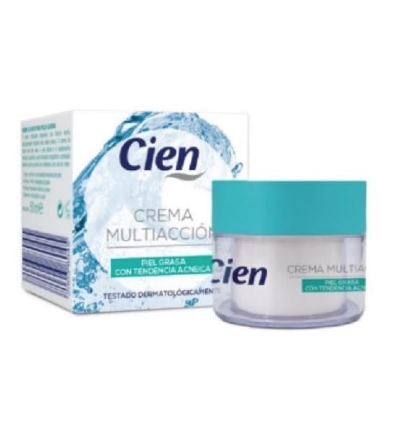 Cien - Multiaction Facial Cream 50 ml. Anti-glare. For oily skin with acne tendency.