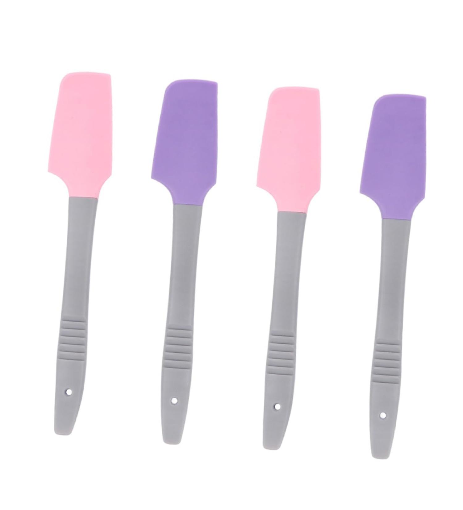 Frcolor Silicone Wax Spatula Set - 4 Multifunctional Household Skincare Tools for Hair Removal | Durable Wax Accessories - Buy Online on SooperMarket.com