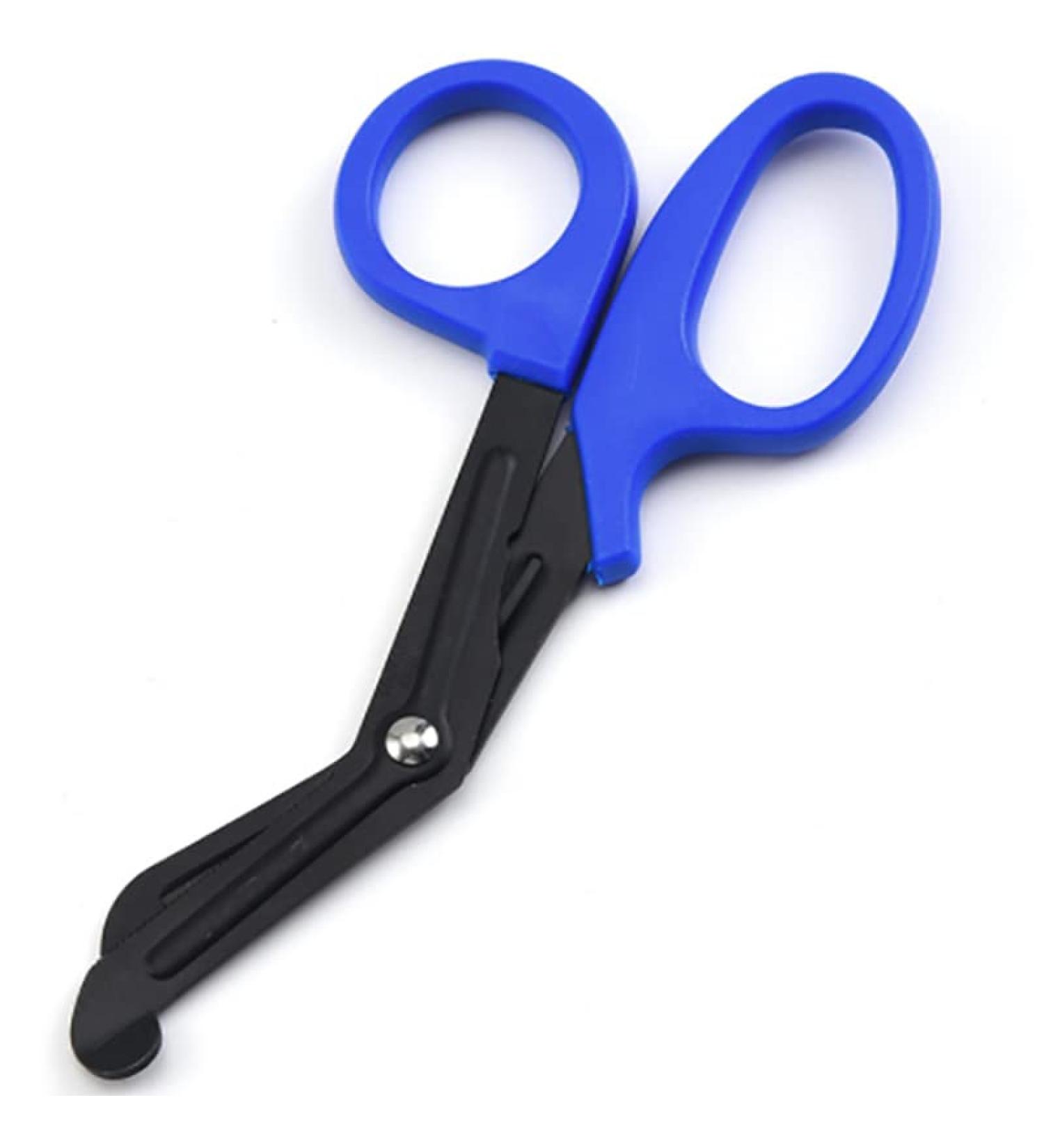 Versatile Medical Scissors - Stainless Steel & PP Plastic for Emergencies | Durable Blue Outdoor Camping Tool - Buy Online on SooperMarket.com