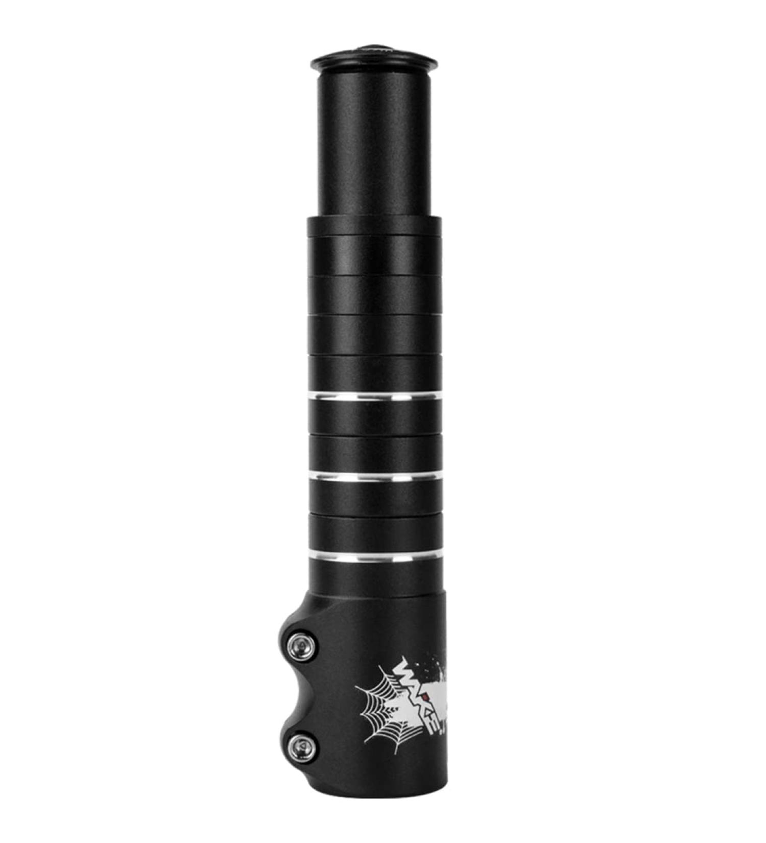 Wake Bike Stem Riser - Adjustable Aluminium Alloy Handlebar Extender for Mountain Bike, Road Bike, MTB, BMX - Black - Buy Online on SooperMarket.com