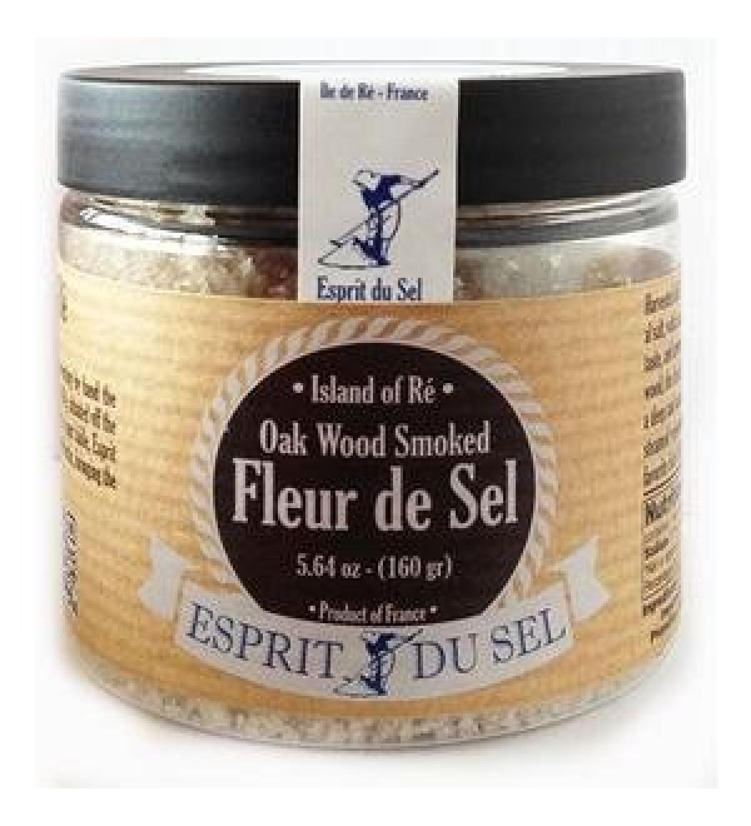 Esprit du Sel, Oak Wood Smoked Fleur de Sel 5.6oz