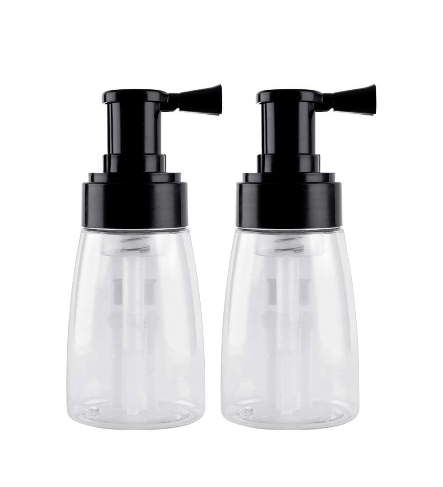 Barber Powder Spray Bottle Set - Refillable Hair Fiber Applicator for Hair Salon & Home Beauty - 2 Pack (140ml+140ml) - Buy Online on SooperMarket.com