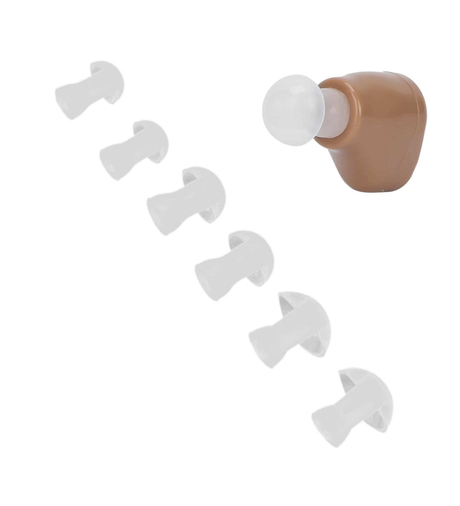 6 Pack Silicone Hearing Aid Ear Plugs - Universal Size Replacement Buds (L/M/S) for Comfort & Enhanced Hearing - Buy Online on SooperMarket.com