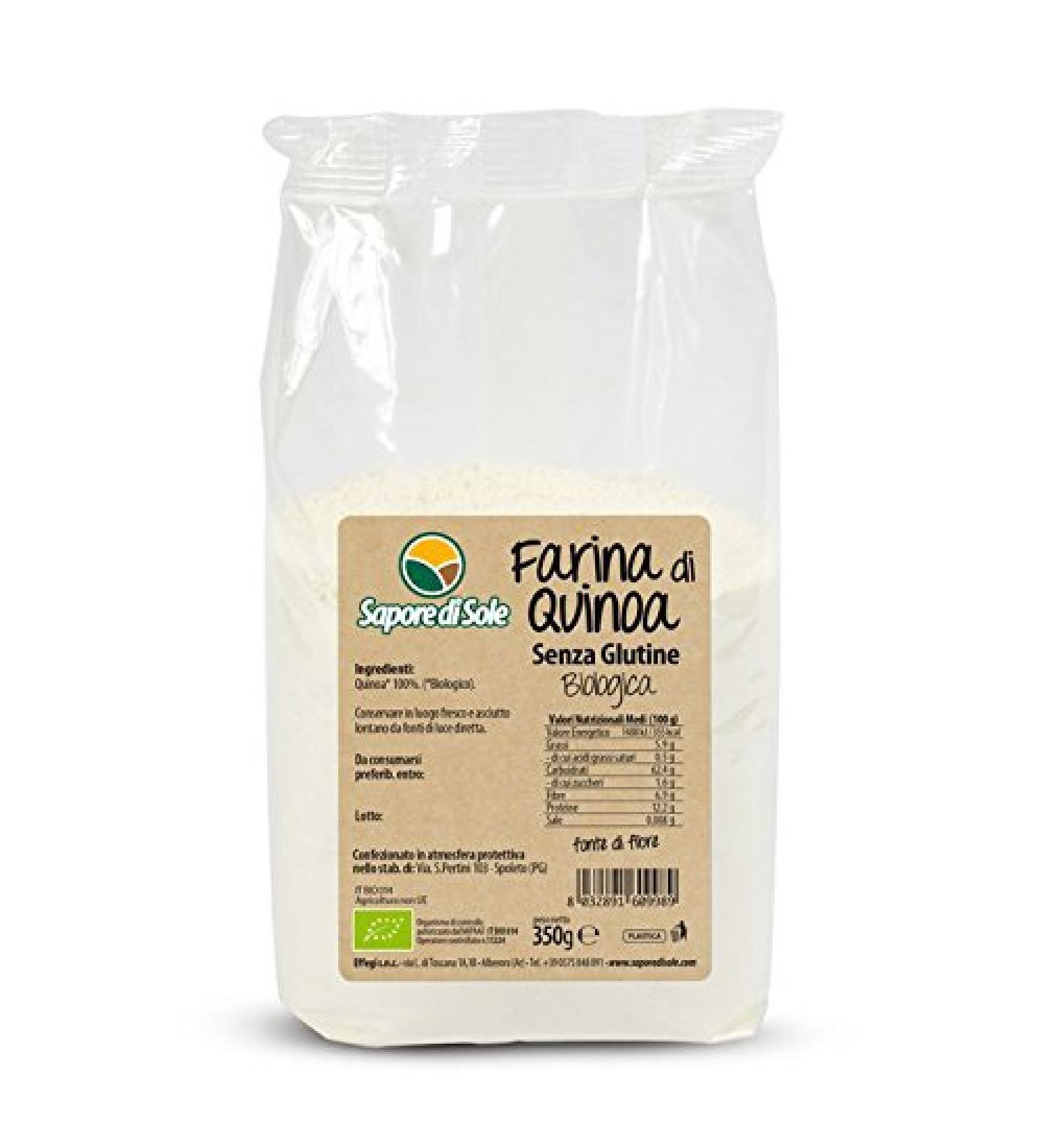 Gluten -free quinoa flour 350 g organic