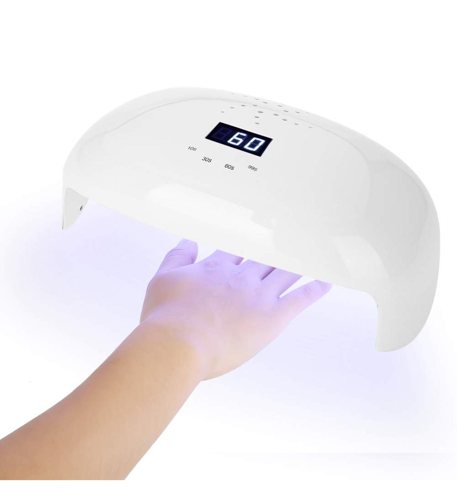 78W UV LED Nail Lamp - Automatic Sensor & Fan Dual Light Nail Dryer for Home & Salon - EU Shipping Available - Buy Online on SooperMarket.com