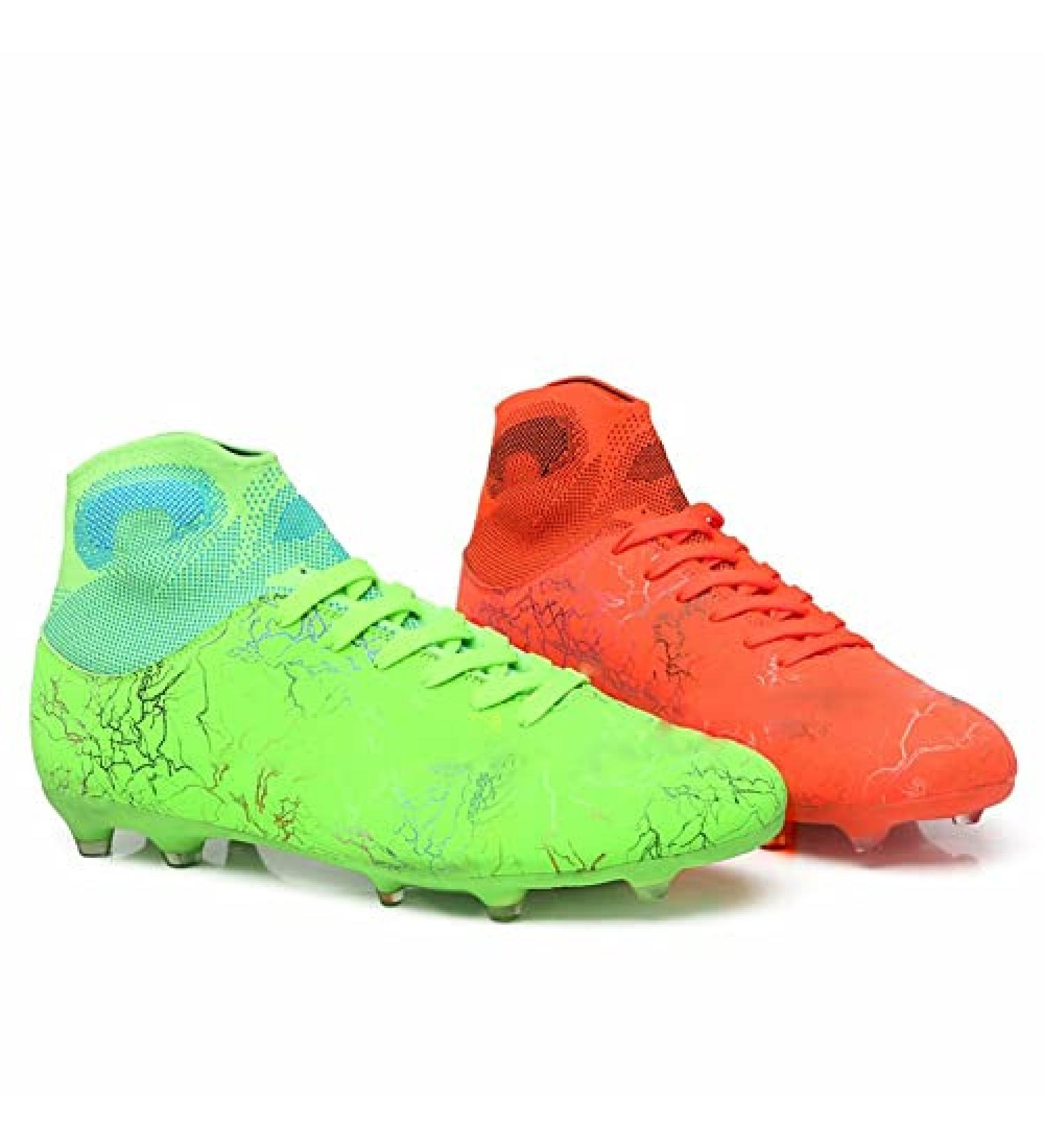 WELRUNG Unisex AG Cleats Training Soccer Shoes - High-Top Non-Slip Long Studs for Youth - Size 6 Women/5 Men - Buy Online on SooperMarket.com
