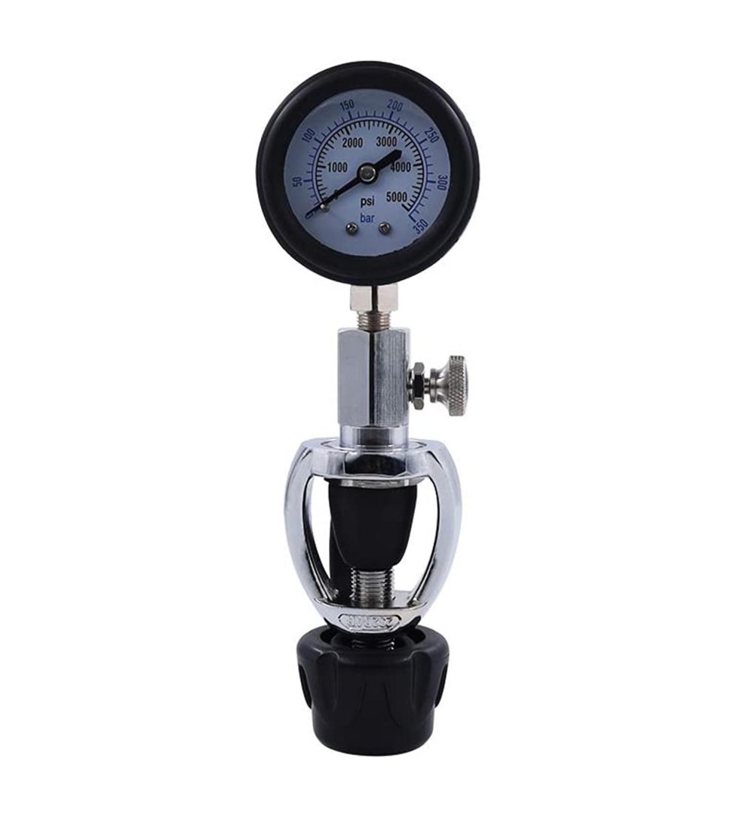 Extralife Scuba Diving Yoke Tank Pressure Checker - 5000/350 BAR - Diving Accessories - Buy Online on SooperMarket.com