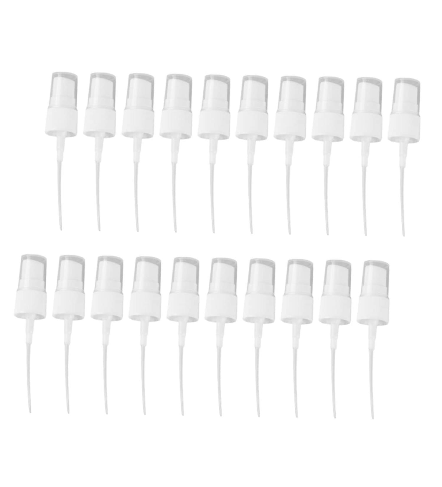 HAPINARY 20pcs Pump Head Essential Oil Sprayer Tops Mason Jar Soap Pump Bottle Pump Perfume Spray Bottle Hand Wash Dispenser Perfume Refill Pump White Lotion Travel Perfume Bottle 12.00X2.00X2.00CM White - Buy Online on SooperMarket.com