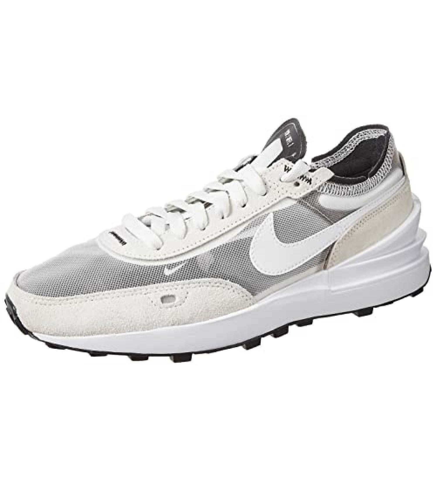 Nike Men's Waffle One Sneaker 11 - Summit White/Black/Orange - Premium Athletic Shoes - Buy Online on SooperMarket.com