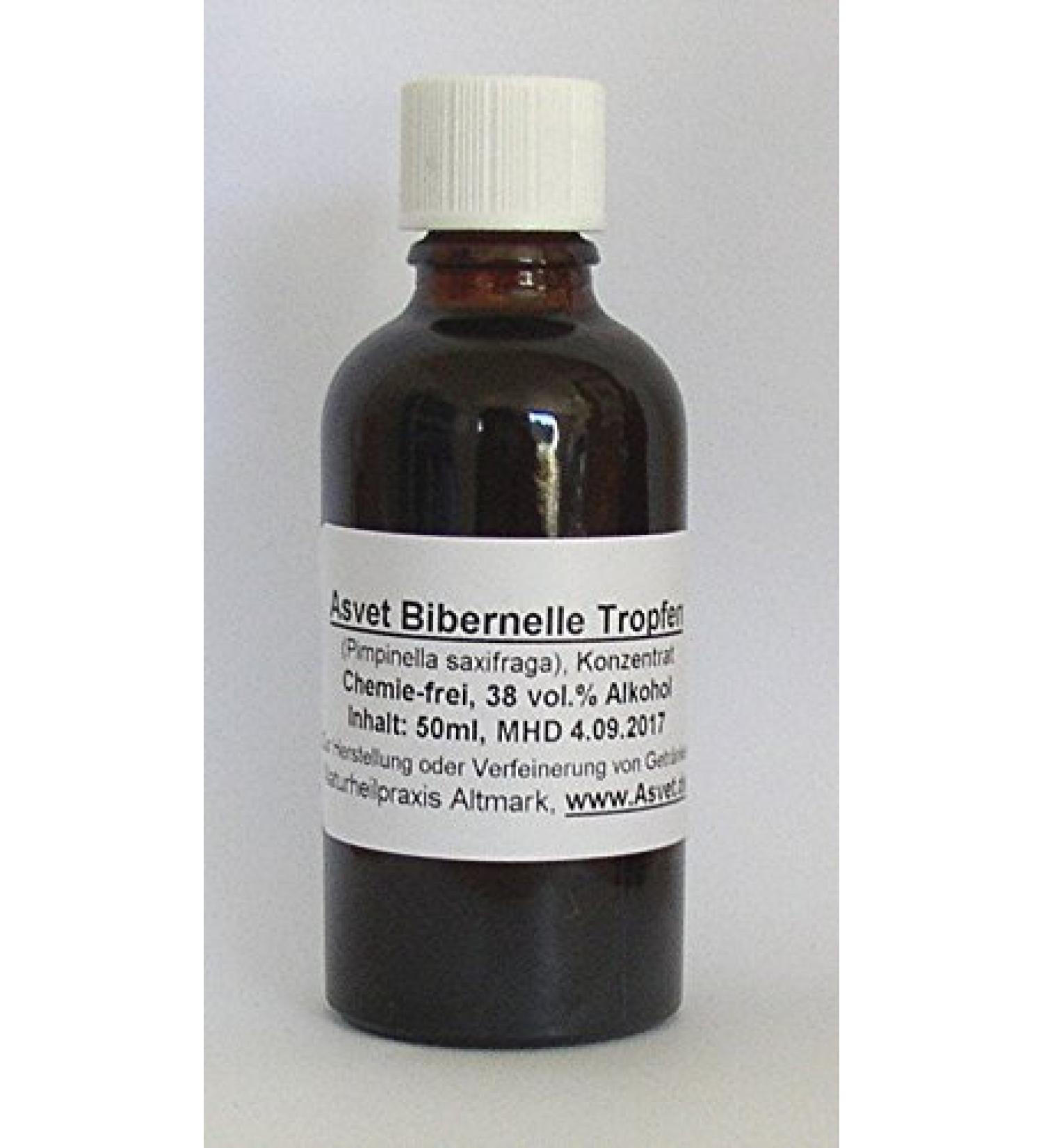 Asvet 100ml Bibernelle drops tincture preparation without chemicals!