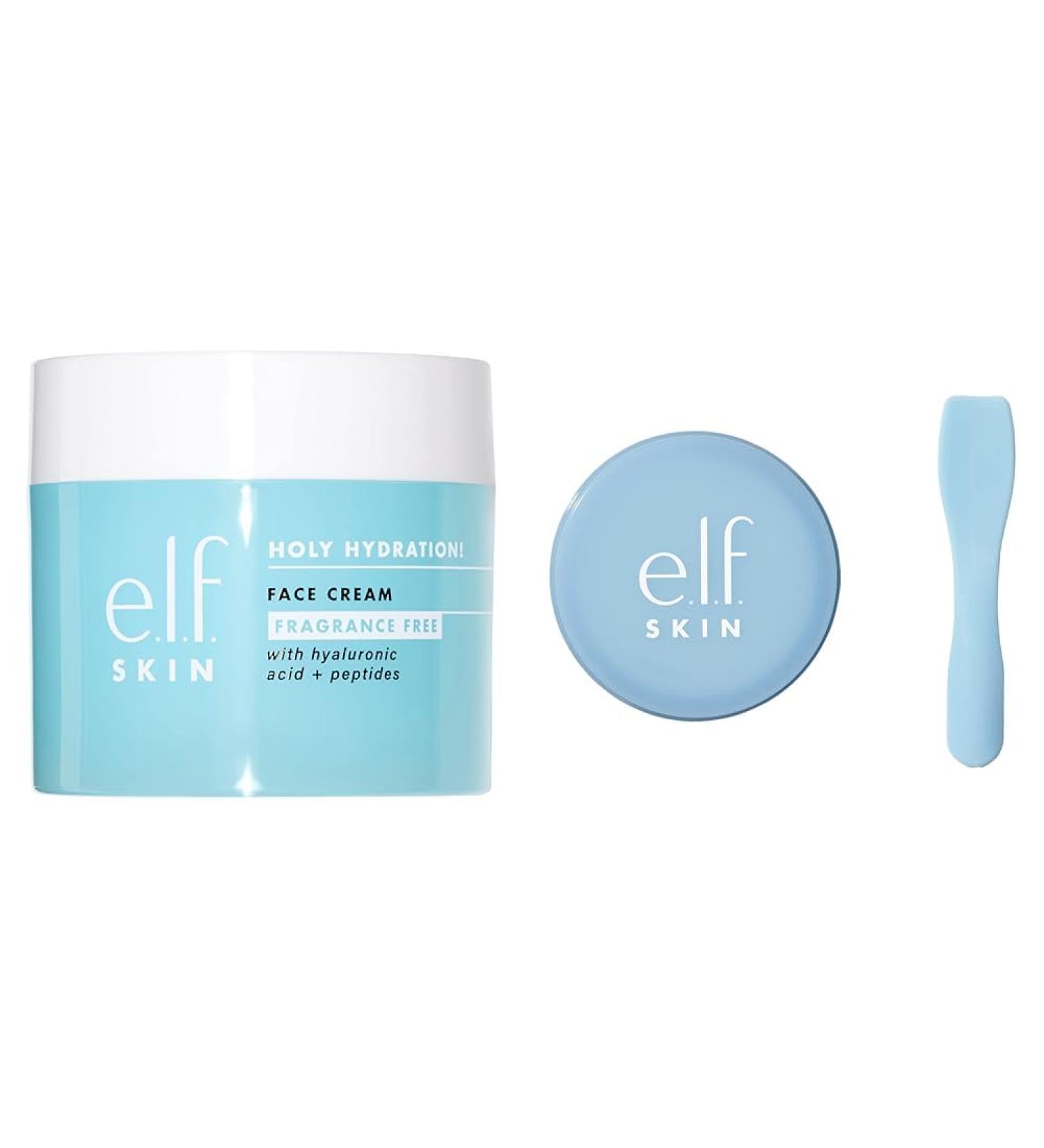 e.l.f. Holy Hydration! Face Cream - Fragrance Free + Holy Hydration! Lip Mask - Buy Online on SooperMarket.com