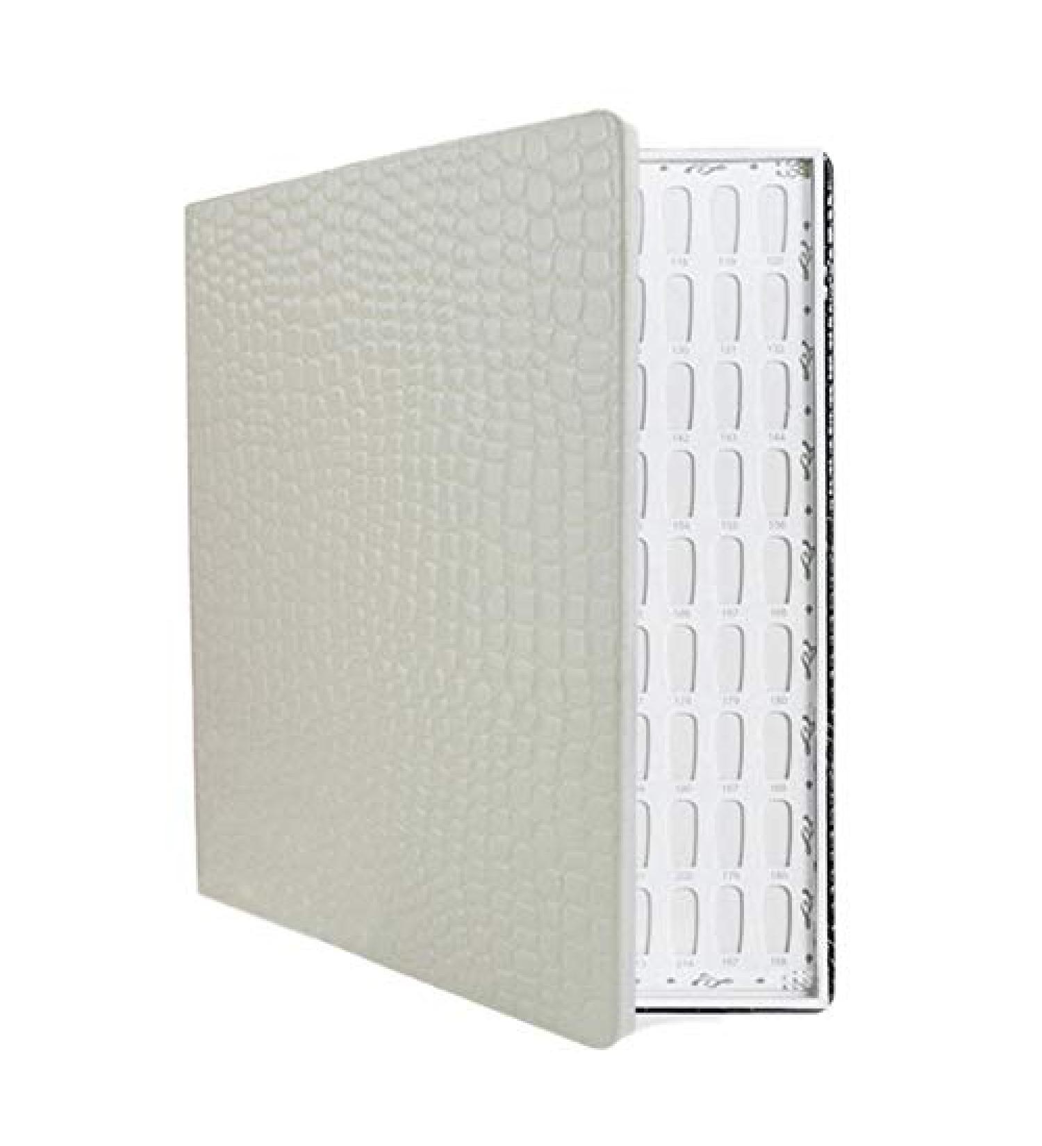 Lodokdre 216 Colors Nail Tips Display Book DIY Nail Arts Showing Tag Color Graphic Card Painting Display Board White - Buy Online on SooperMarket.com