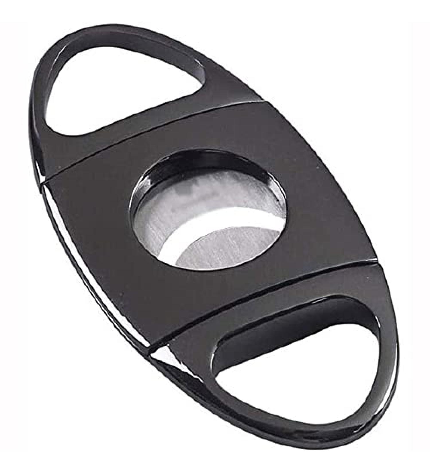 KANDUO Stainless Steel Cigar Cutter Stainless Steel Sharp Blade Portable Cigar Cutter Guillotine Double Cut Round Head Scissors Sharp Blades Perfect for Used by Cigar Lovers - Buy Online on SooperMarket.com