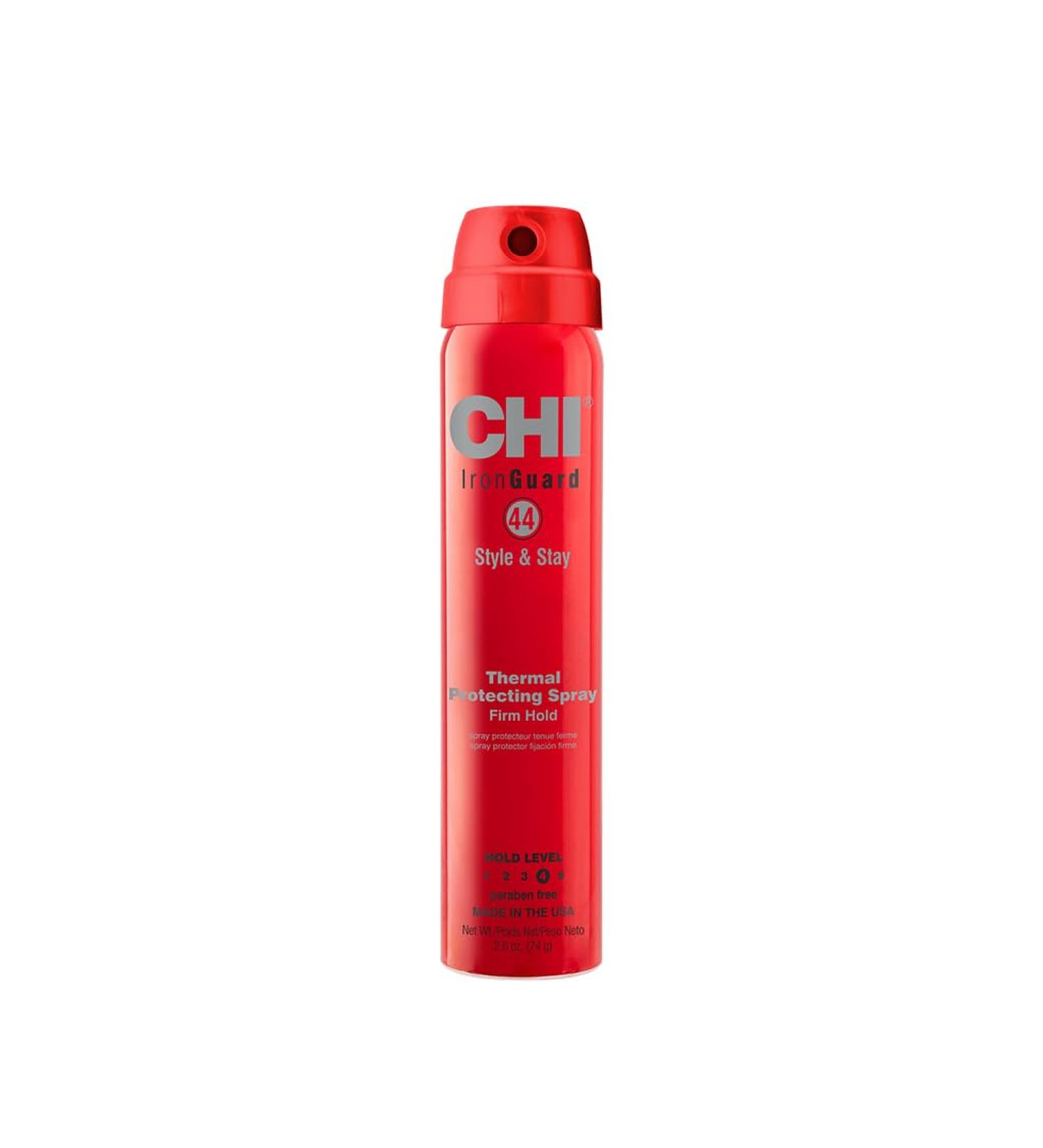 CHI 44 Iron Guard Style & Stay Firm Hold Protecting Spray Heat Protectant & Hairspray For A Long-Lasting Hold Sulfate & Paraben-Free 2.6 Oz 2.6 Ounce (Pack of 1) - Buy Online on SooperMarket.com