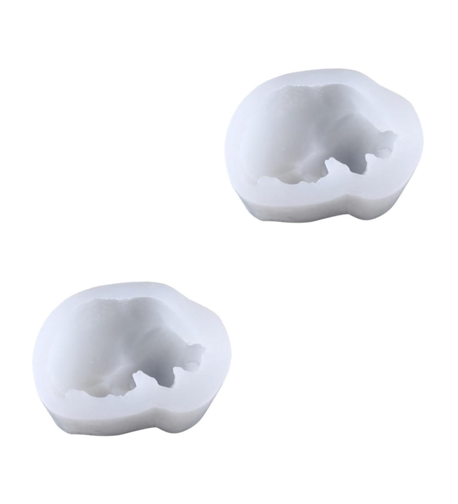 2pcs Mold Resin Epoxy Chocolate Epoxy Resin Baking Tool Animal Silica Gel Dog Candy 10.8X8.5X5CMx2pcs - Buy Online on SooperMarket.com